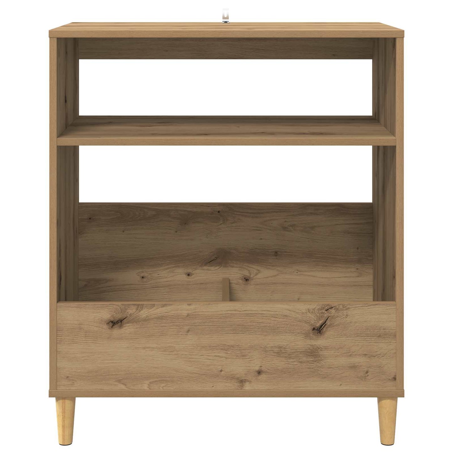 Lemezjátszó állvány Kézműves Tölgy 71 x 39,5 x 83 cm Szerelt Fa