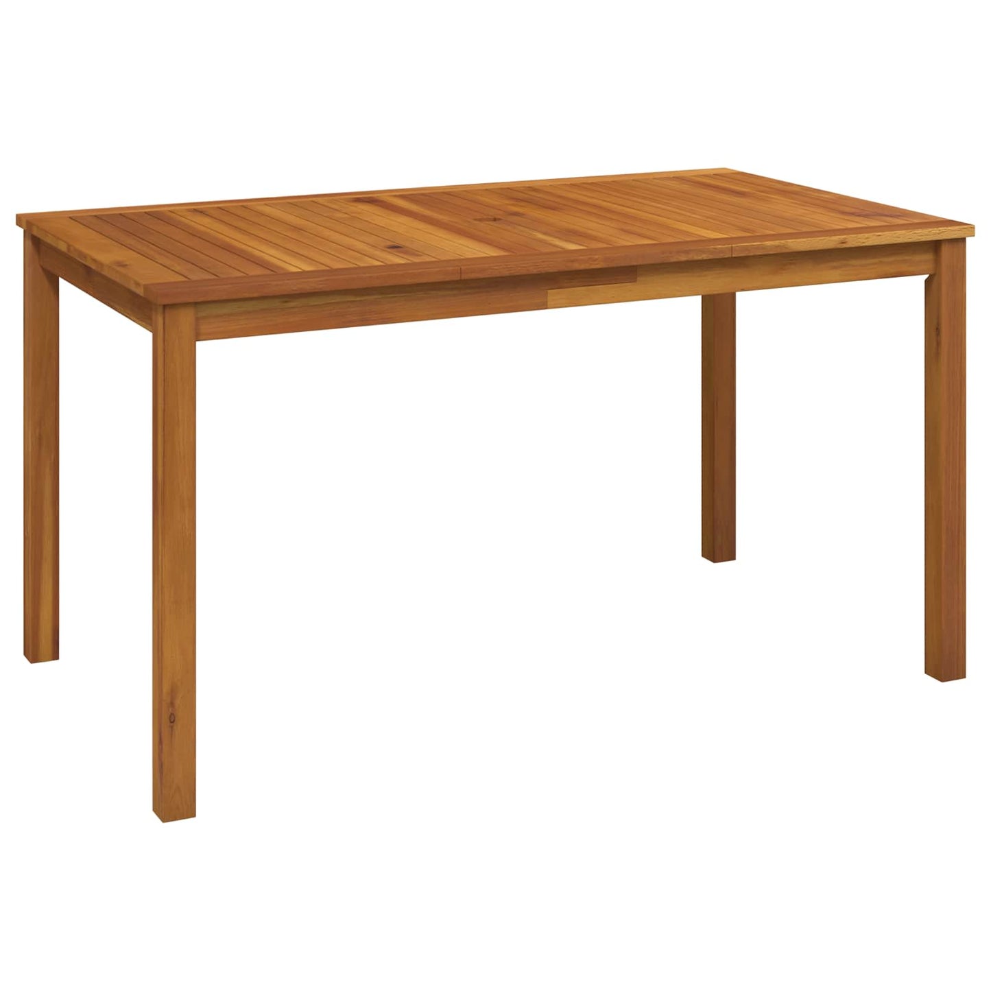 5-Piece Garden Dining Set Természetes Tömör Akácfa