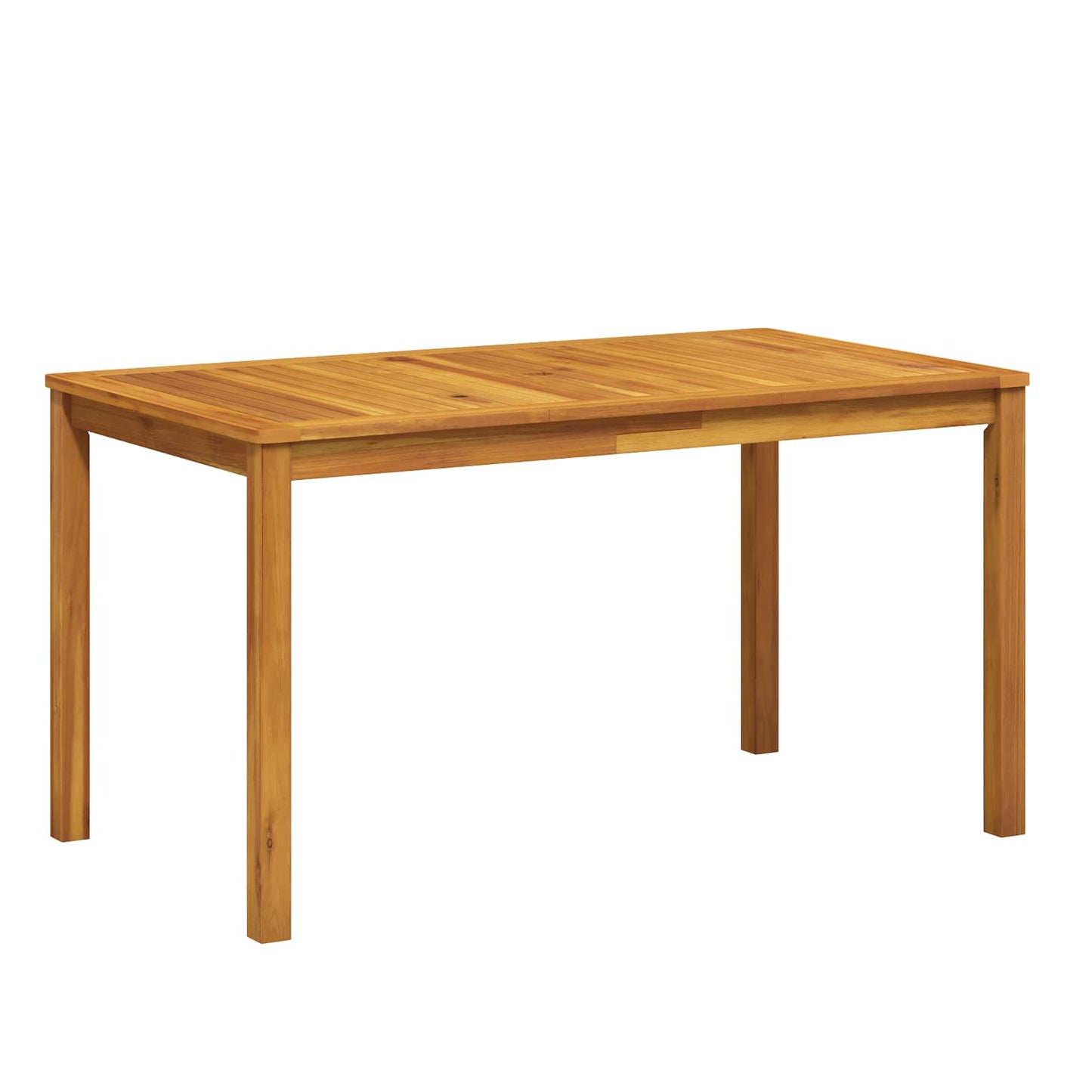 5-Piece Garden Dining Set Természetes Tömör Akácfa