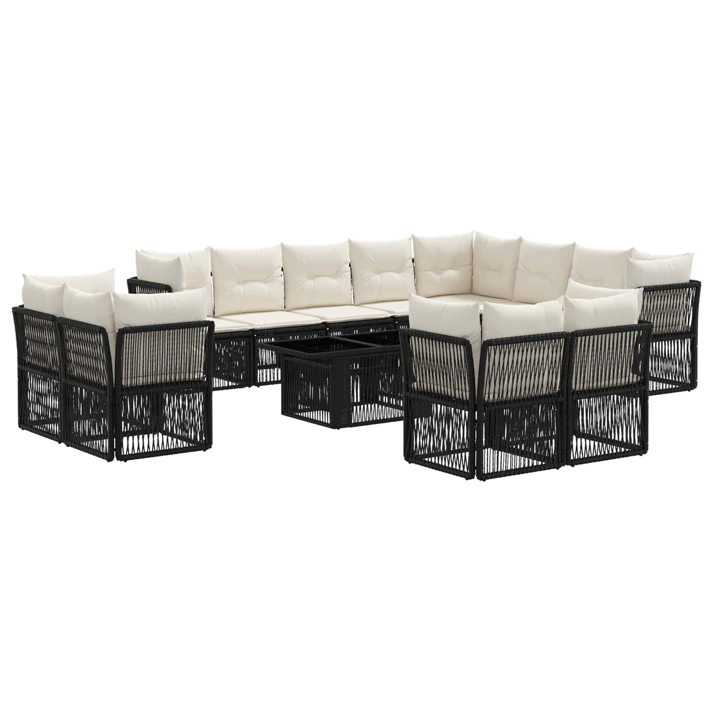 Kerti Kanapé Szett 13 pcs polirattan
