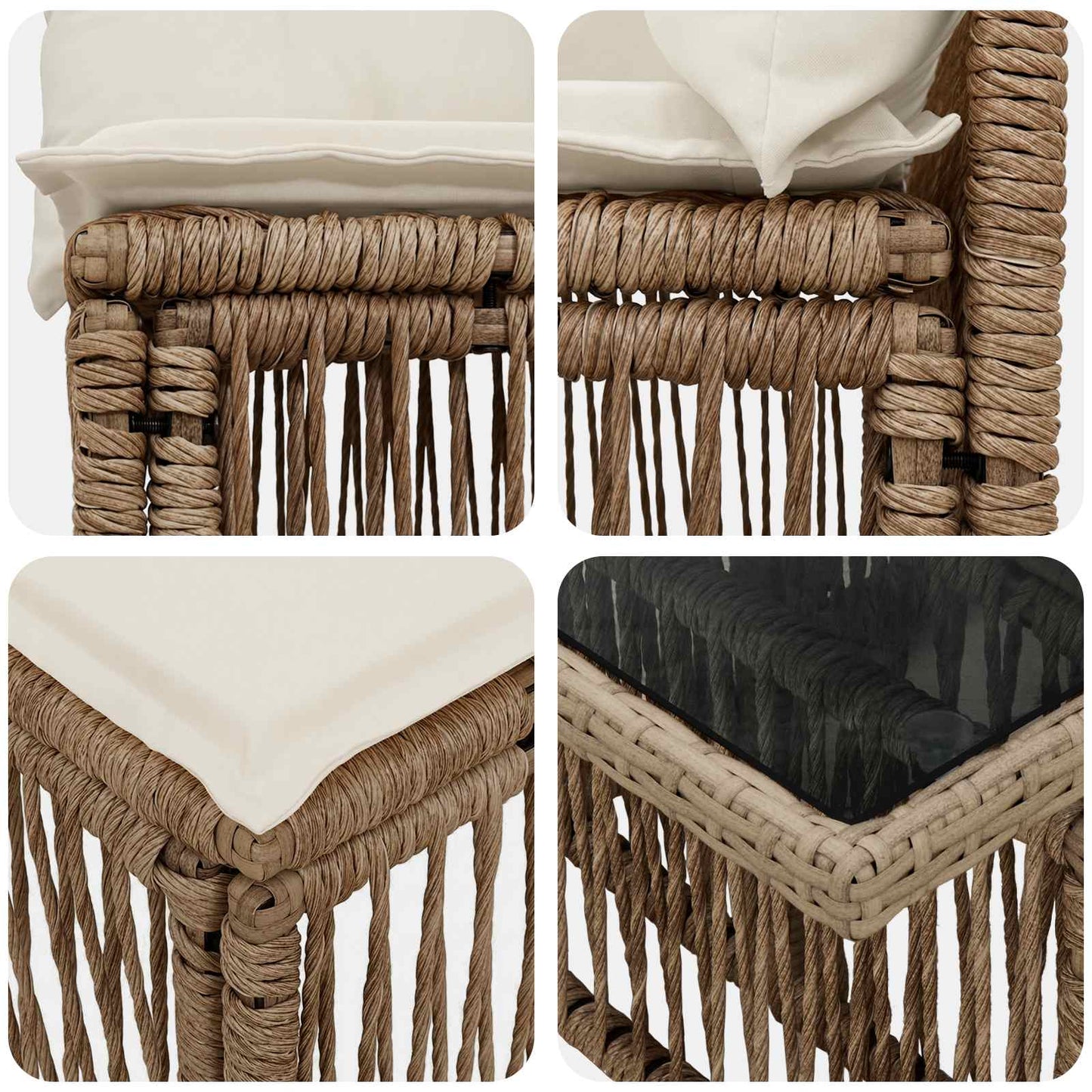 Kerti Kanapé Szett 13 pcs polirattan