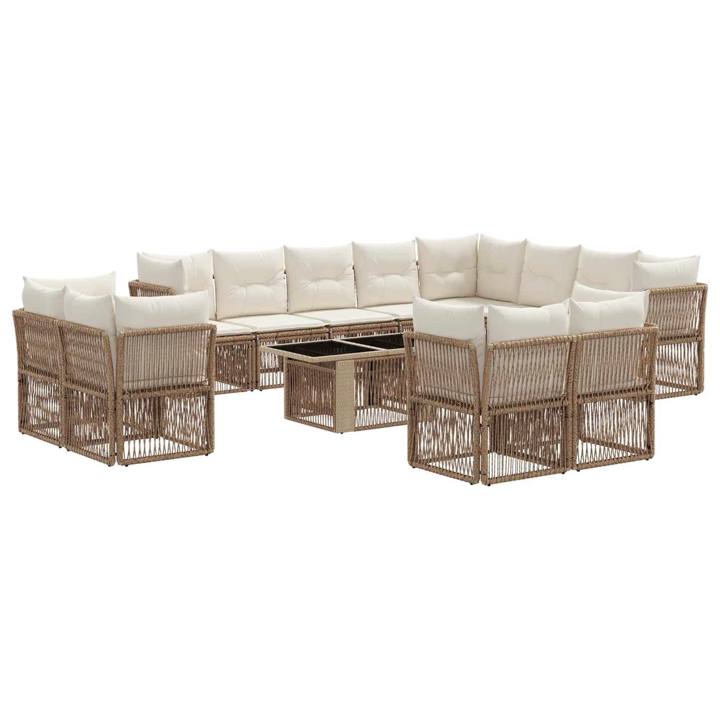 Kerti Kanapé Szett 13 pcs polirattan