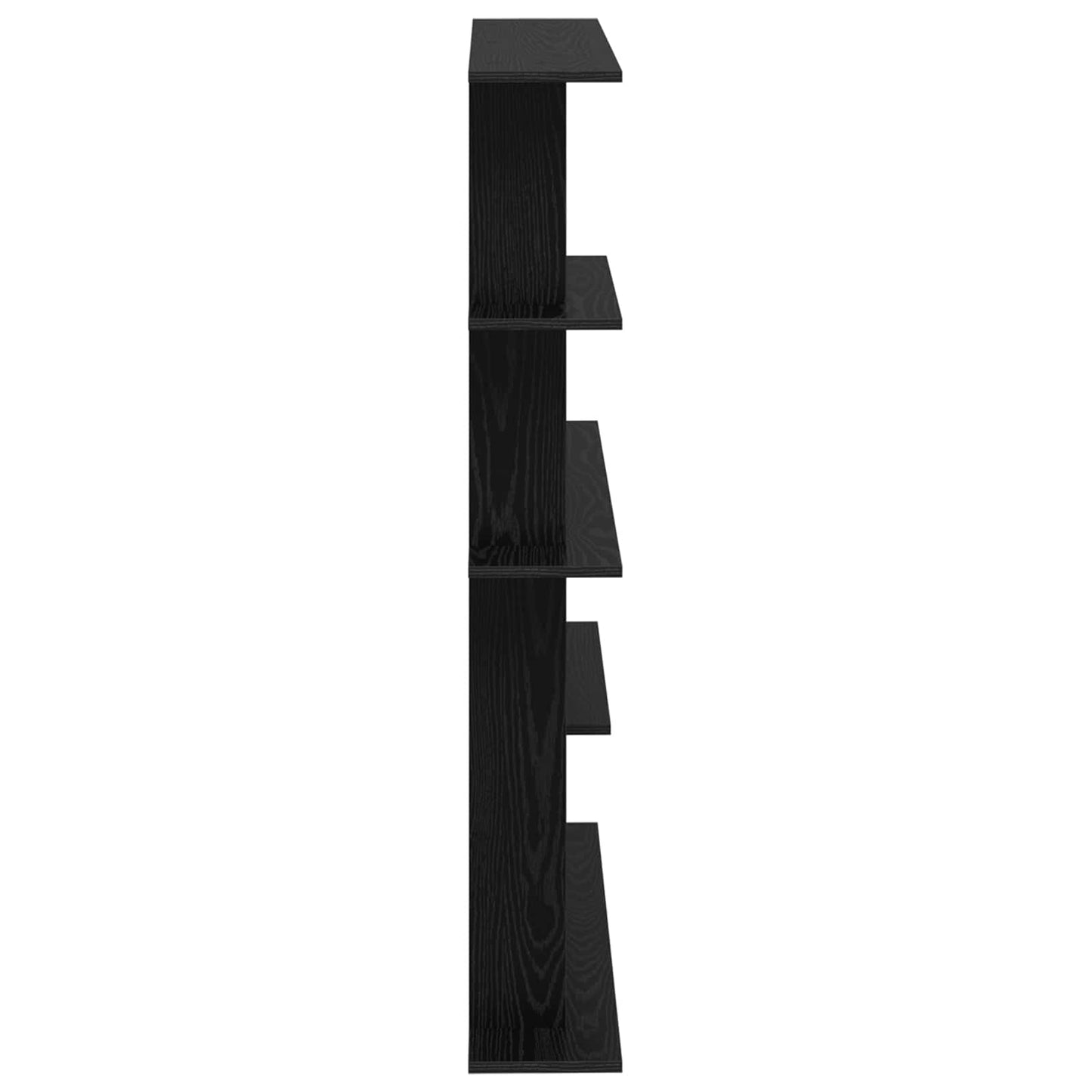 Falpolc Fekete Tölgy 102 x 20 x 130 cm Szerelt Fa