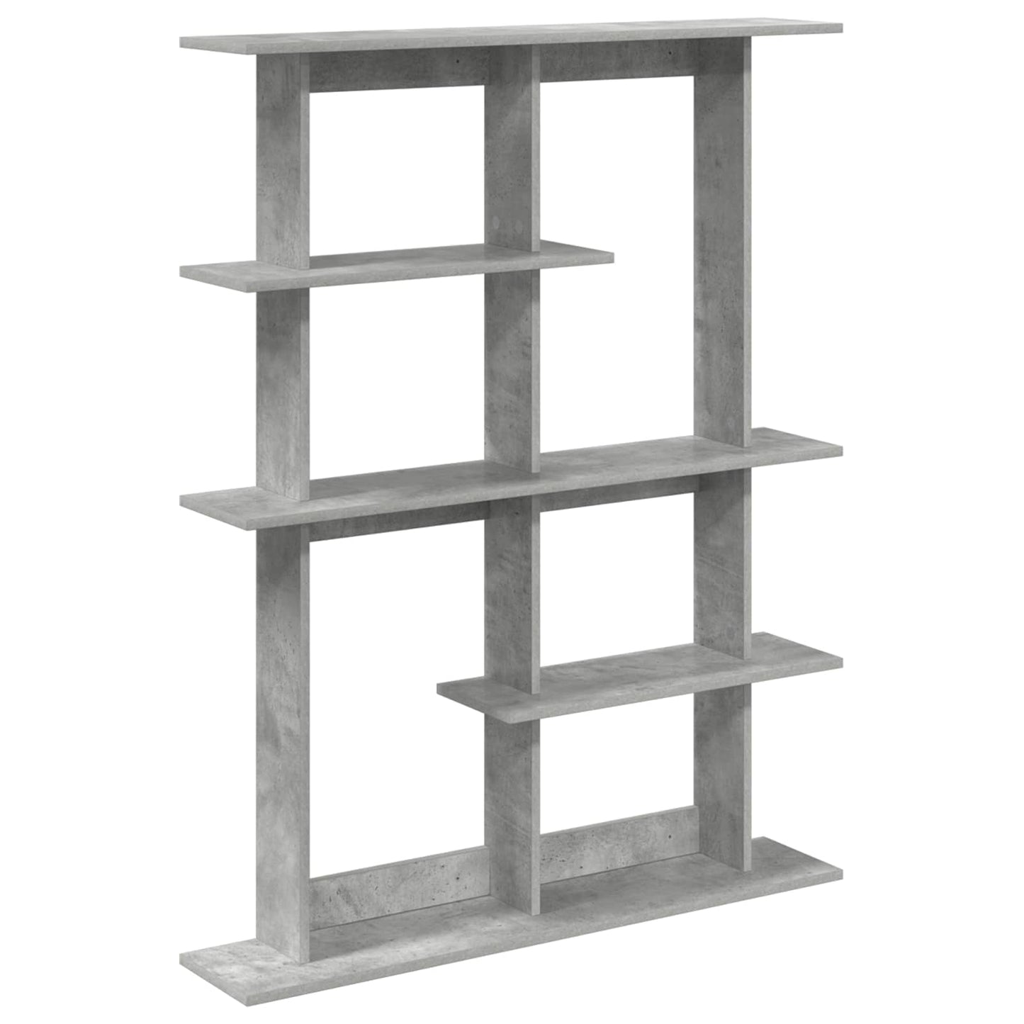 Falpolc Betonszürke 102 x 20 x 130 cm Szerelt Fa