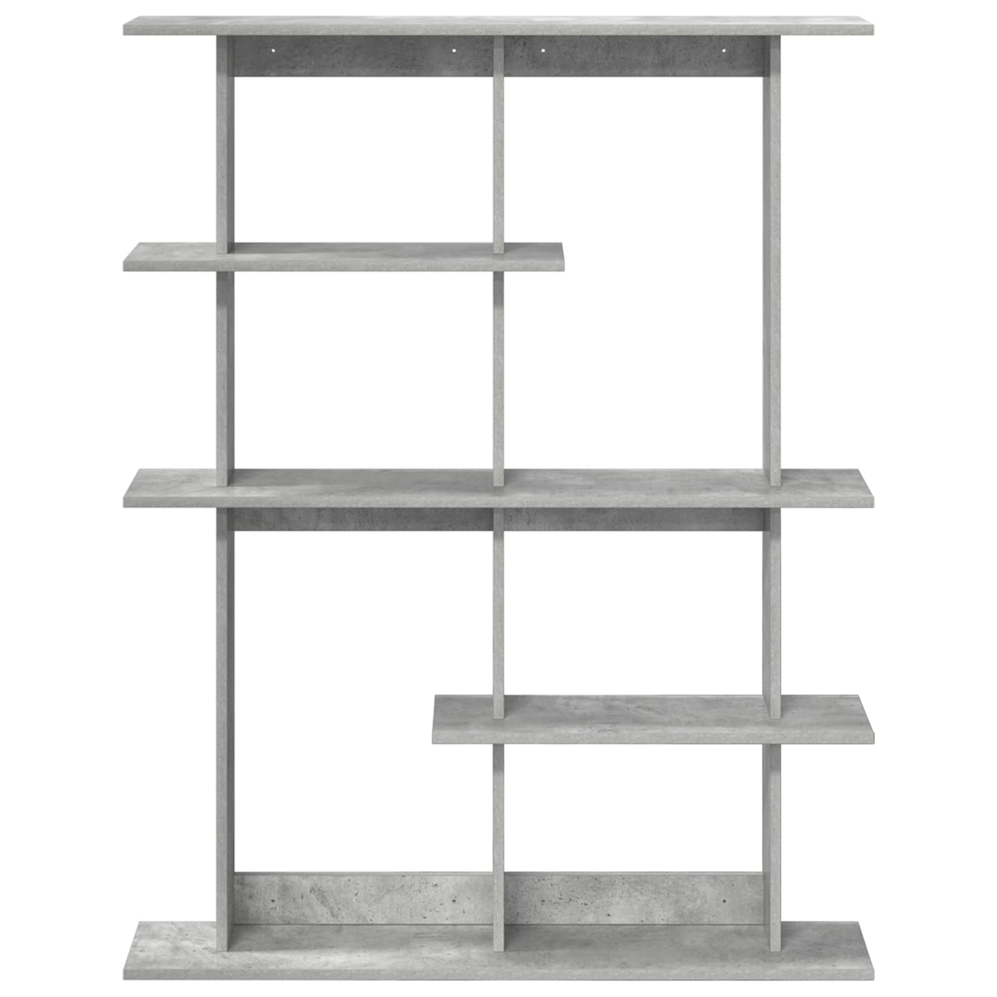 Falpolc Betonszürke 102 x 20 x 130 cm Szerelt Fa