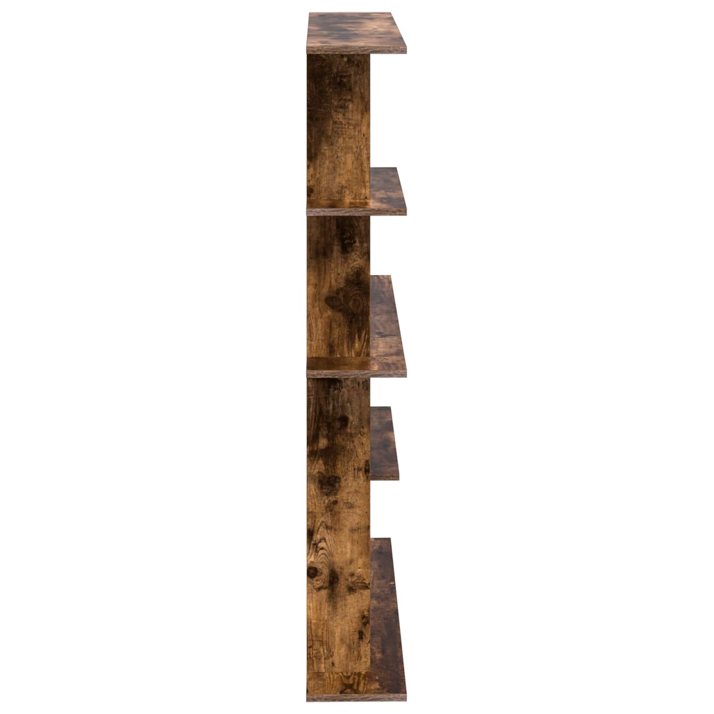 Falpolc Füstös Tölgy 102 x 20 x 130 cm Szerelt Fa