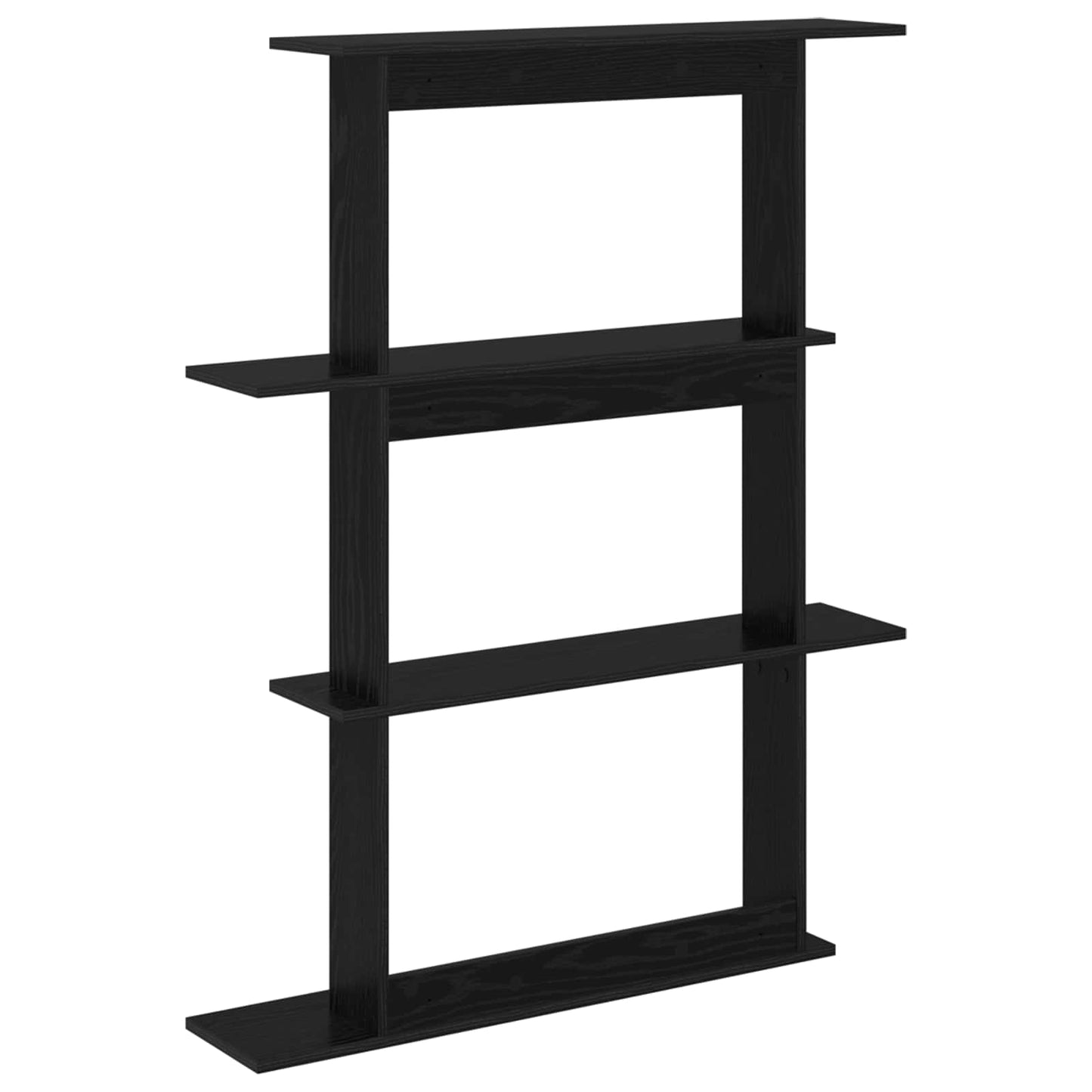 Falpolc Fekete Tölgy 100 x 20 x 126 cm Szerelt Fa