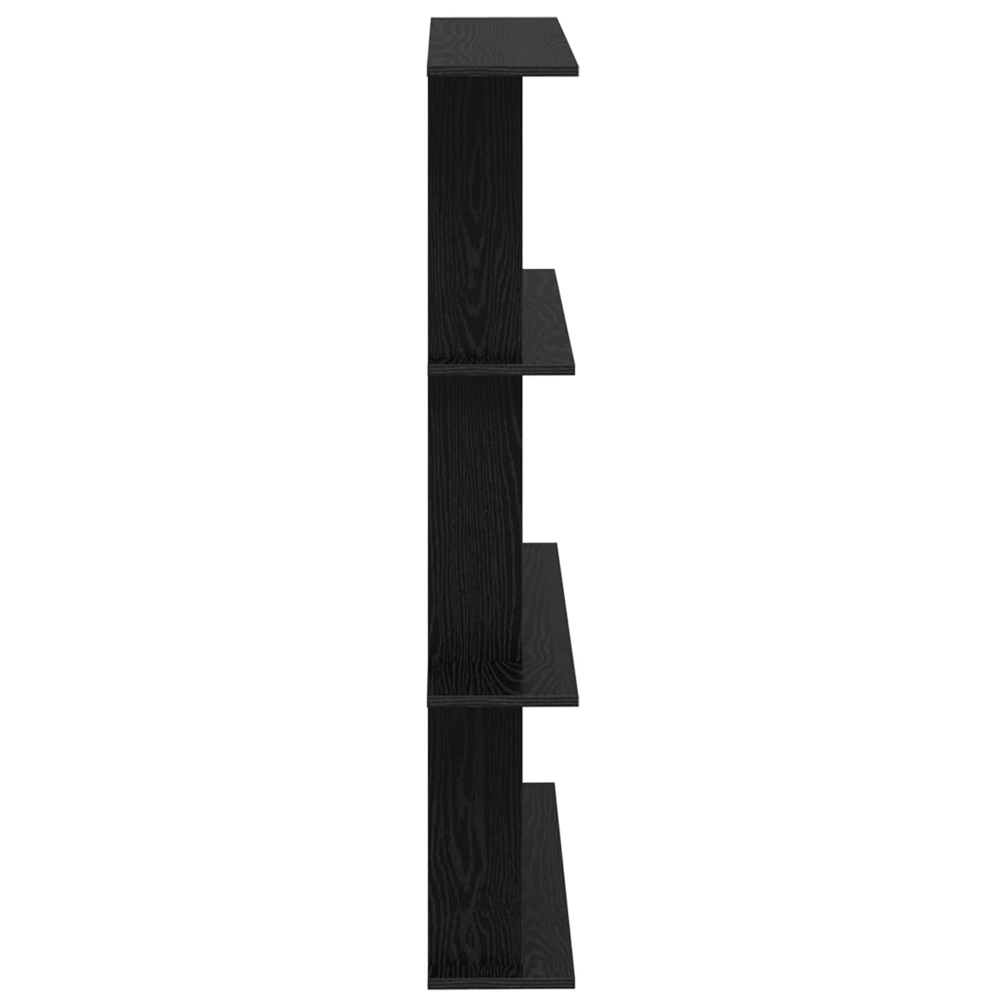 Falpolc Fekete Tölgy 100 x 20 x 126 cm Szerelt Fa