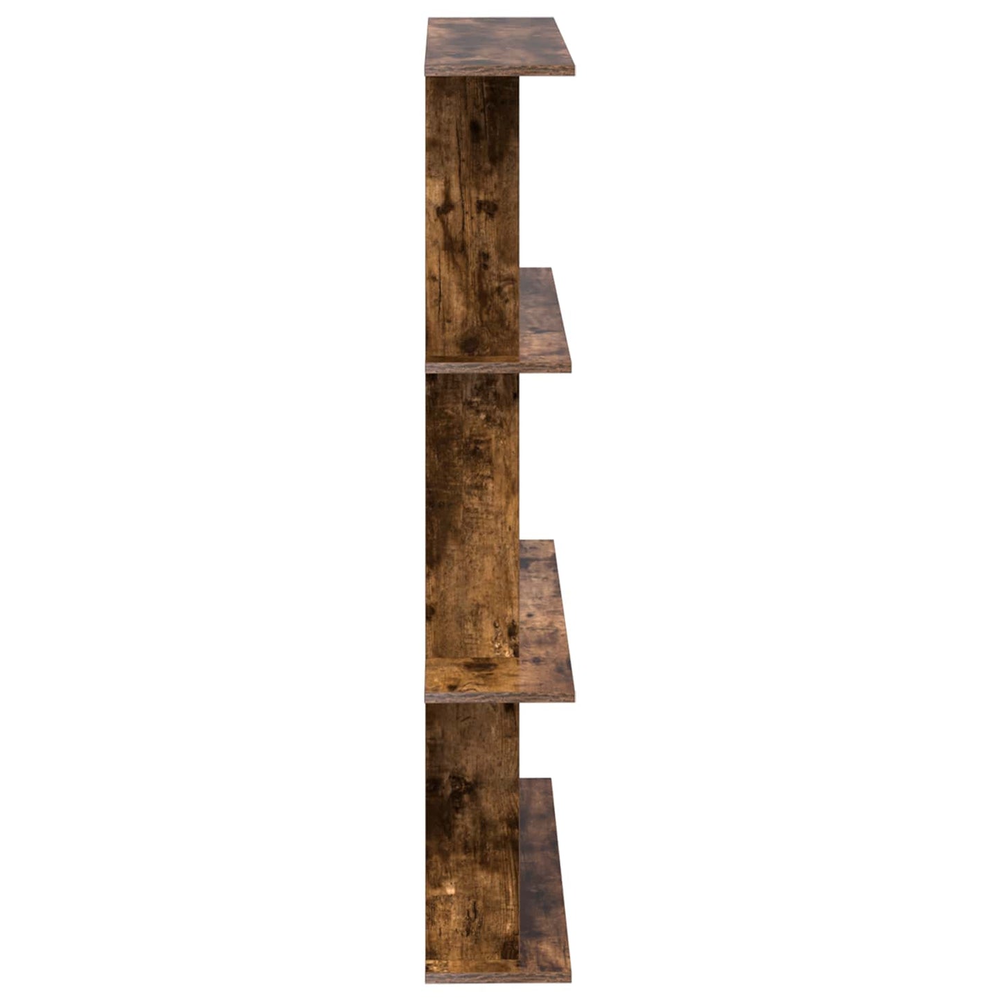 Falpolc Füstös Tölgy 100 x 20 x 126 cm Szerelt Fa