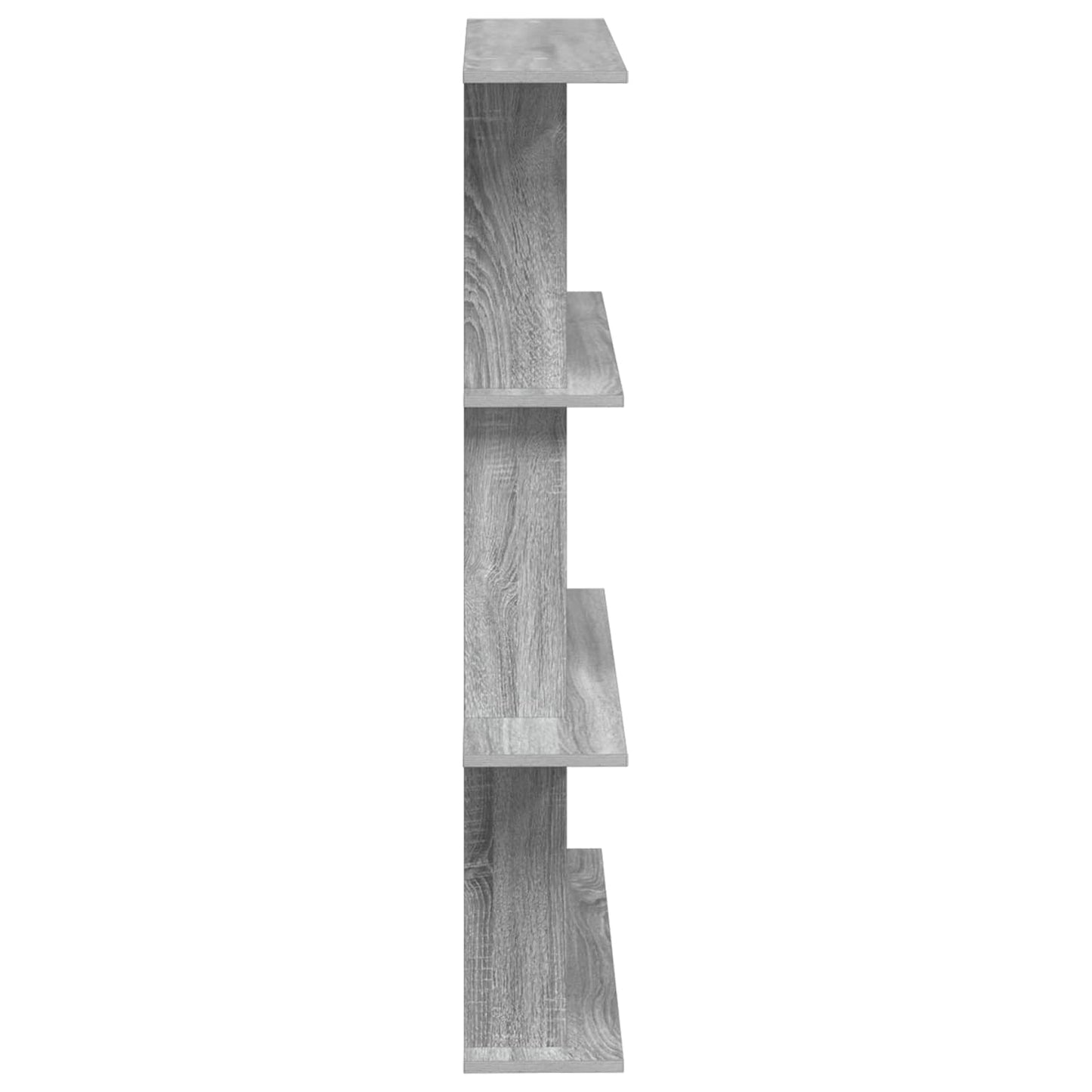 Falpolc Szürke Sonoma 100 x 20 x 126 cm Szerelt Fa