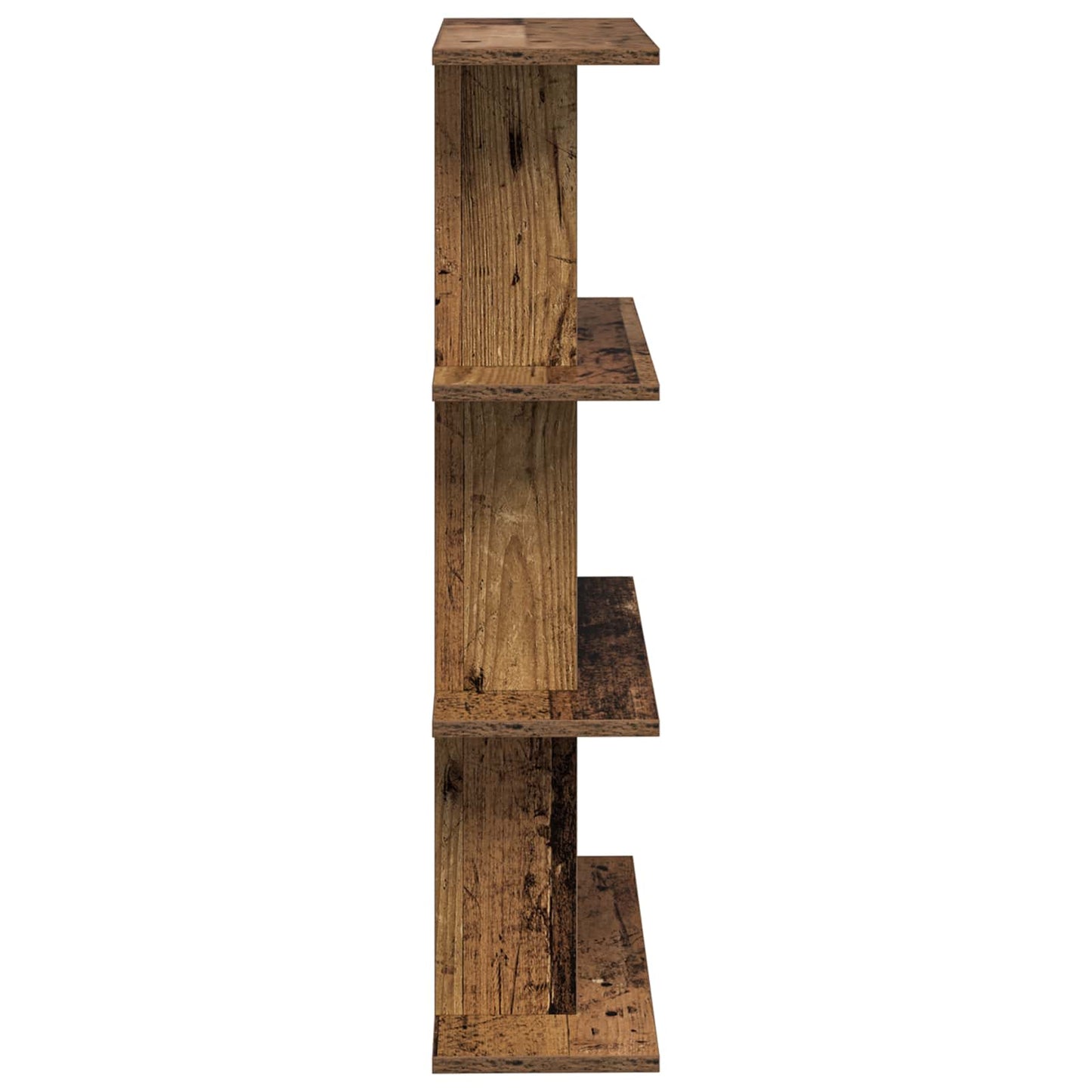 Falpolc Falra szerelhető Antik Fa 56 x 20 x 90 cm Szerelt Fa