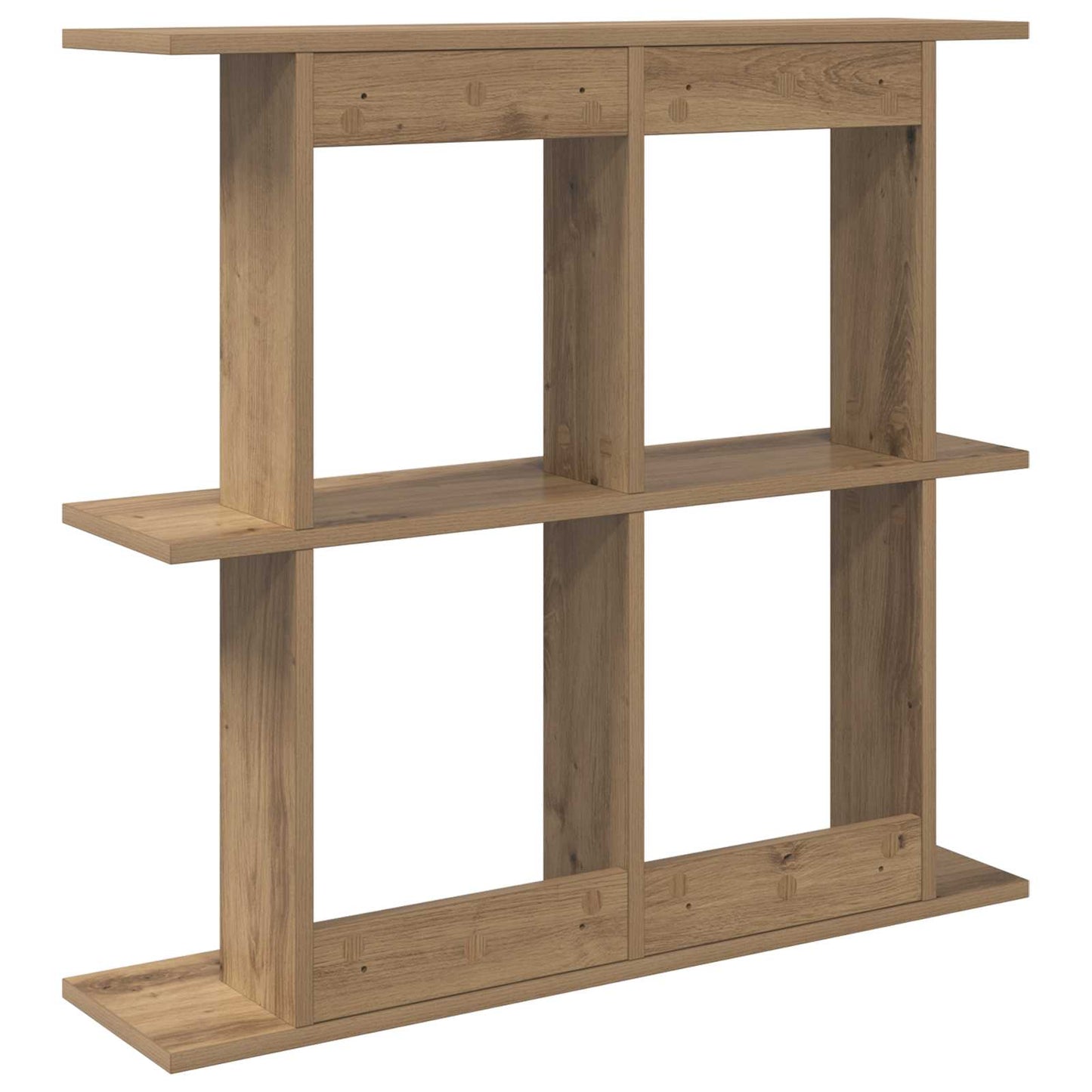 Falpolc Falra szerelhető Barna 80 x 20 x 75 cm Szerelt Fa