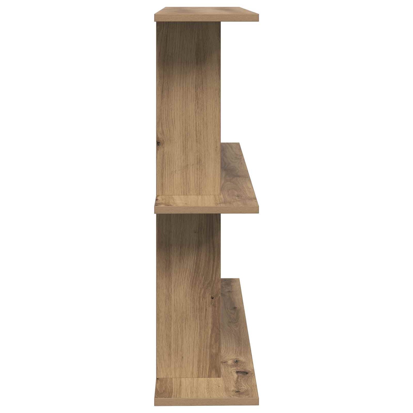 Falpolc Falra szerelhető Barna 80 x 20 x 75 cm Szerelt Fa