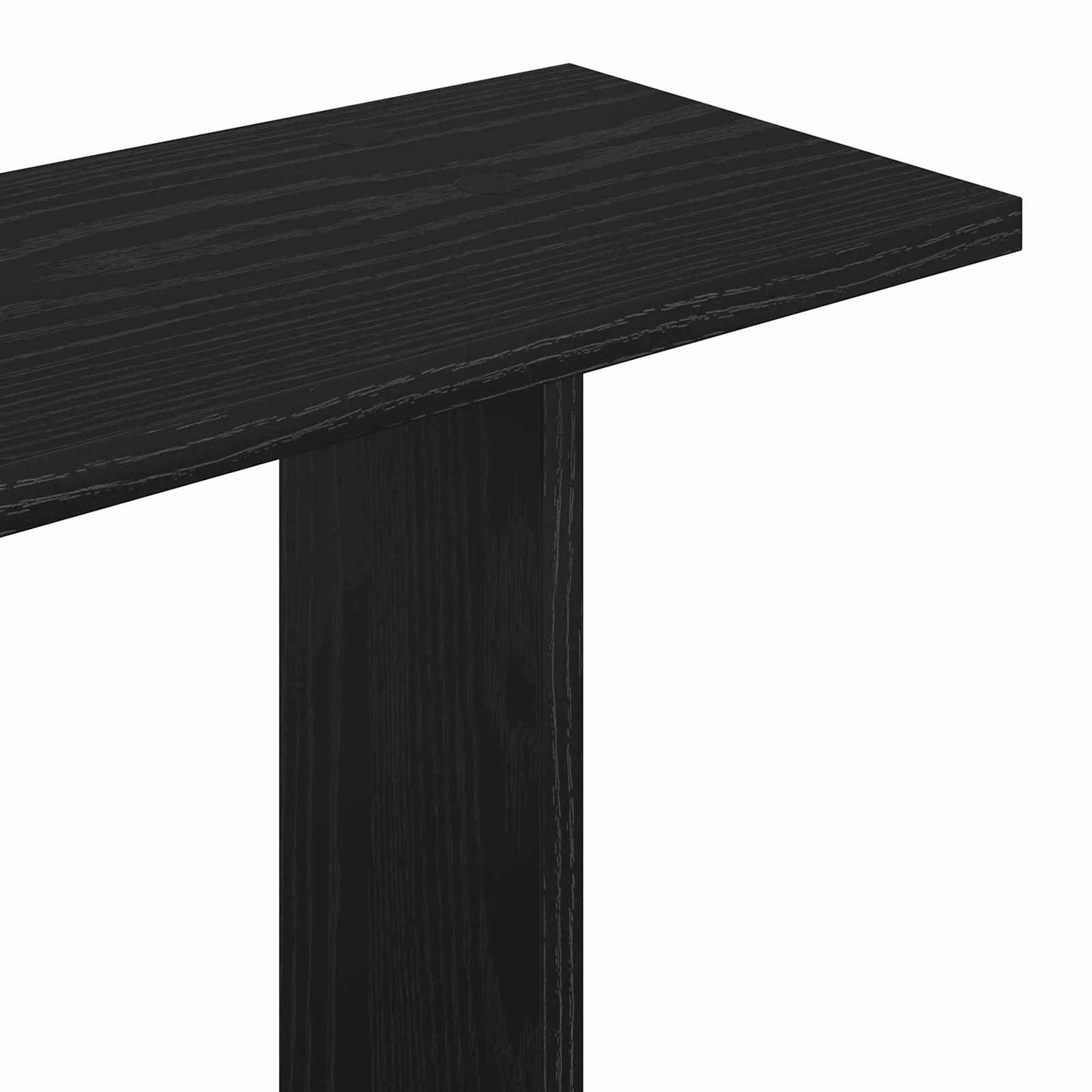 Falpolc Falra szerelhető Fekete 100 x 20 x 75 cm Szerelt Fa
