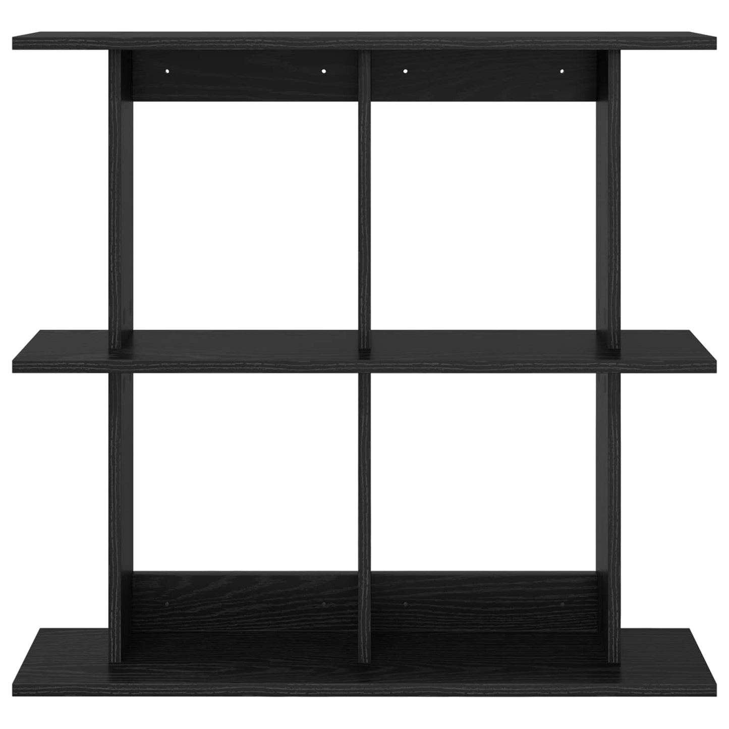 Falpolc Falra szerelhető Fekete 100 x 20 x 75 cm Szerelt Fa