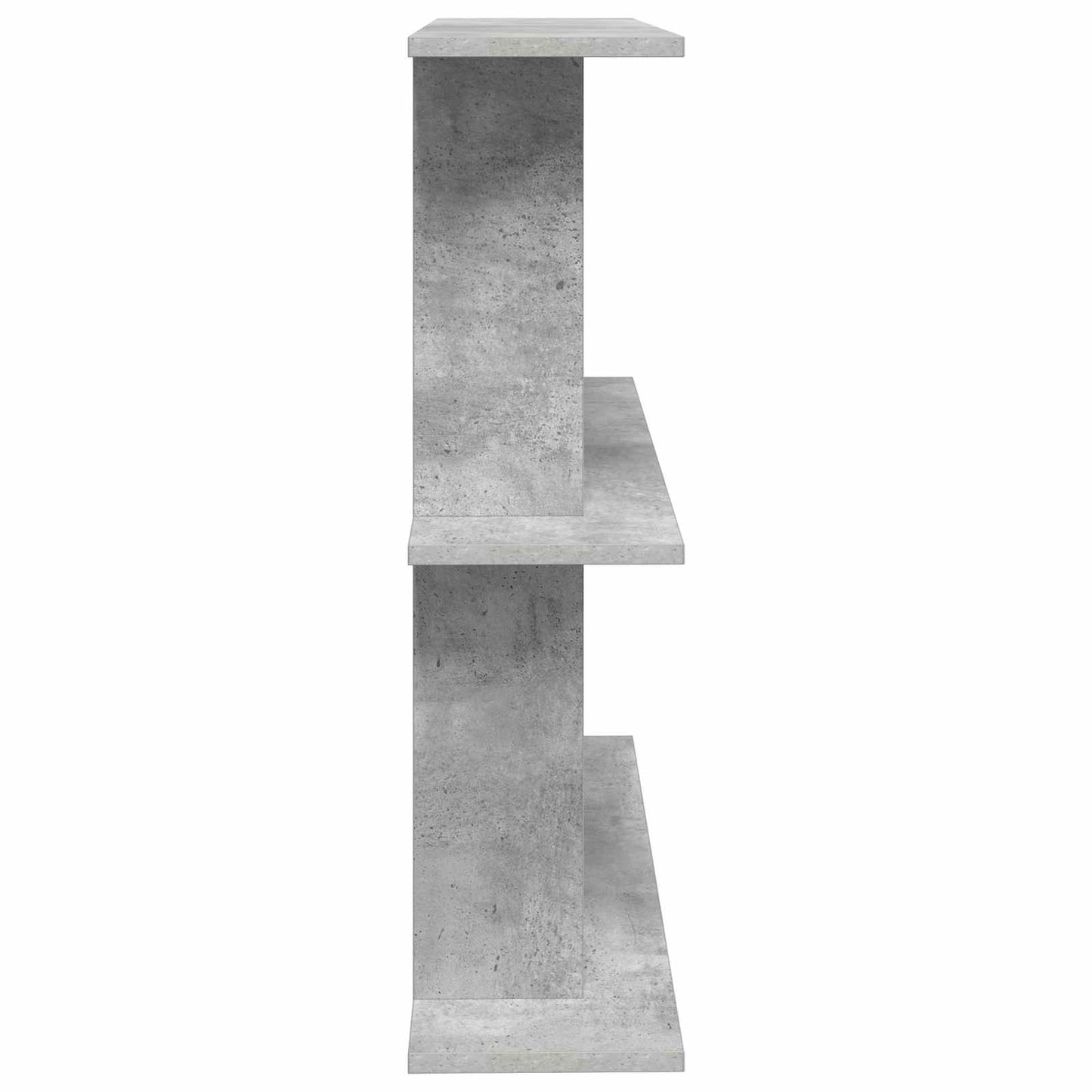 Falpolc Falra szerelhető Szürke 100 x 20 x 75 cm Szerelt Fa