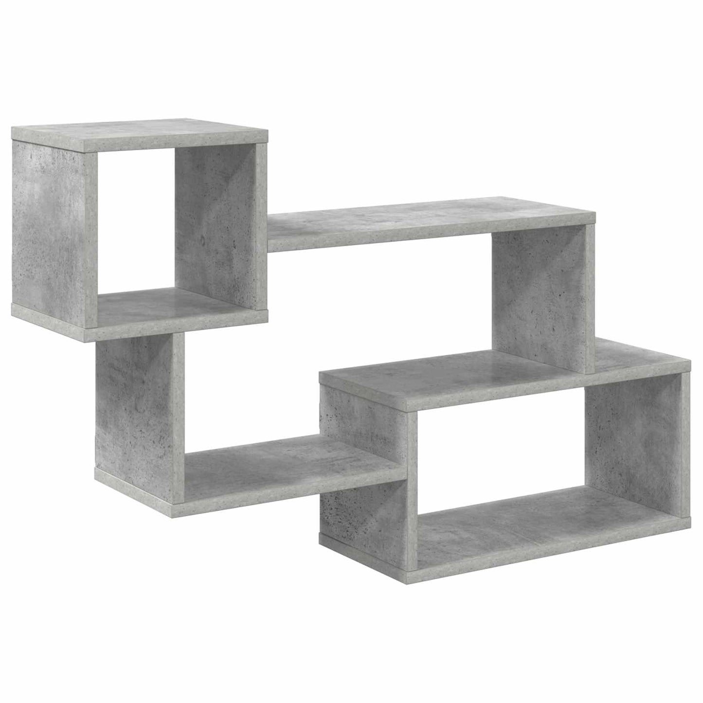Lebegő polc Falra szerelhető Betonszürke 87 x 20 x 55 cm