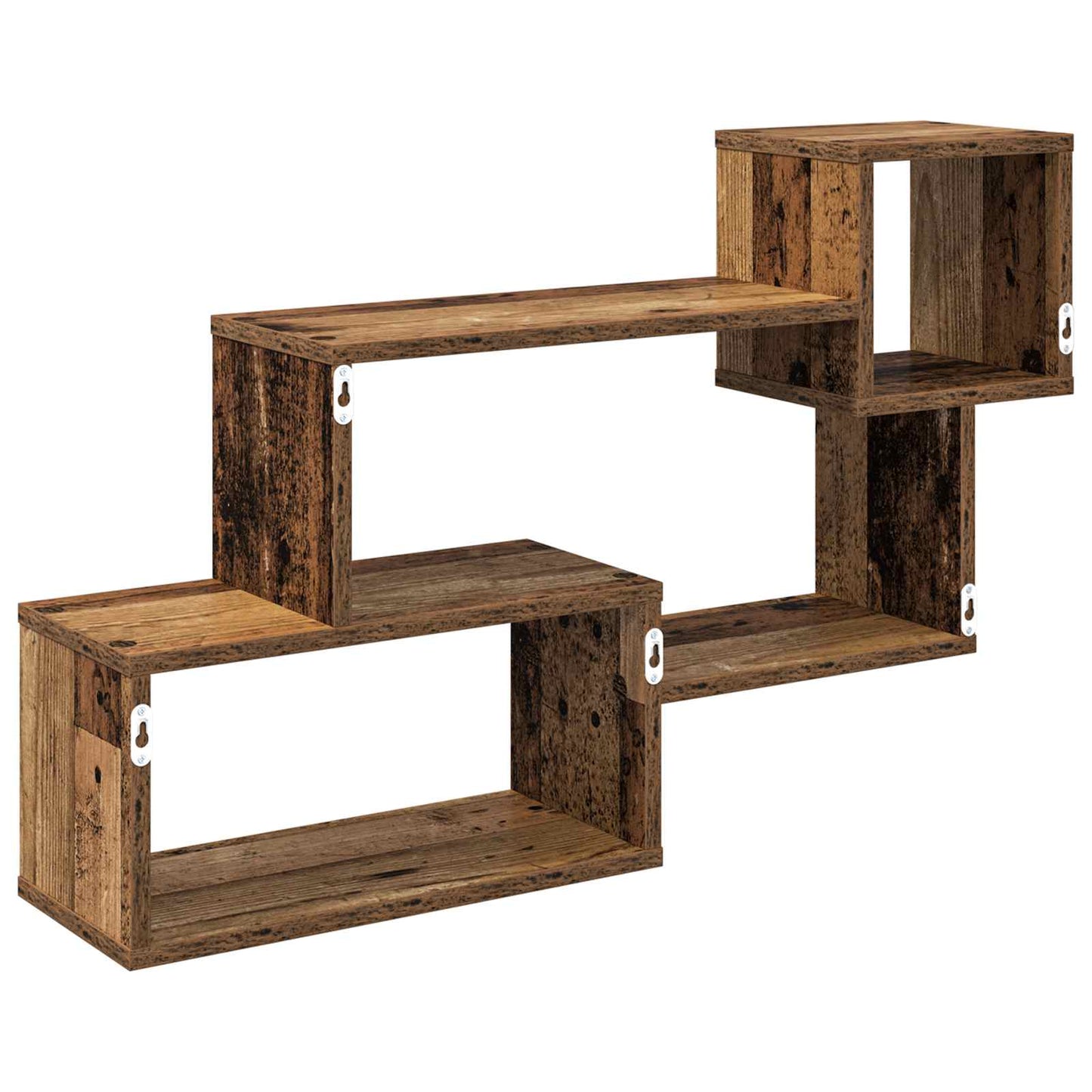 Lebegő polc Falra szerelhető Antik Fa 87 x 20 x 55 cm