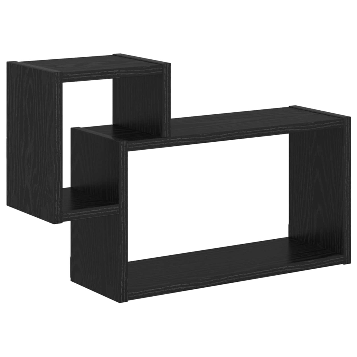 Falpolc Falra szerelhető Fekete Tölgy 55 x 15 x 35 cm