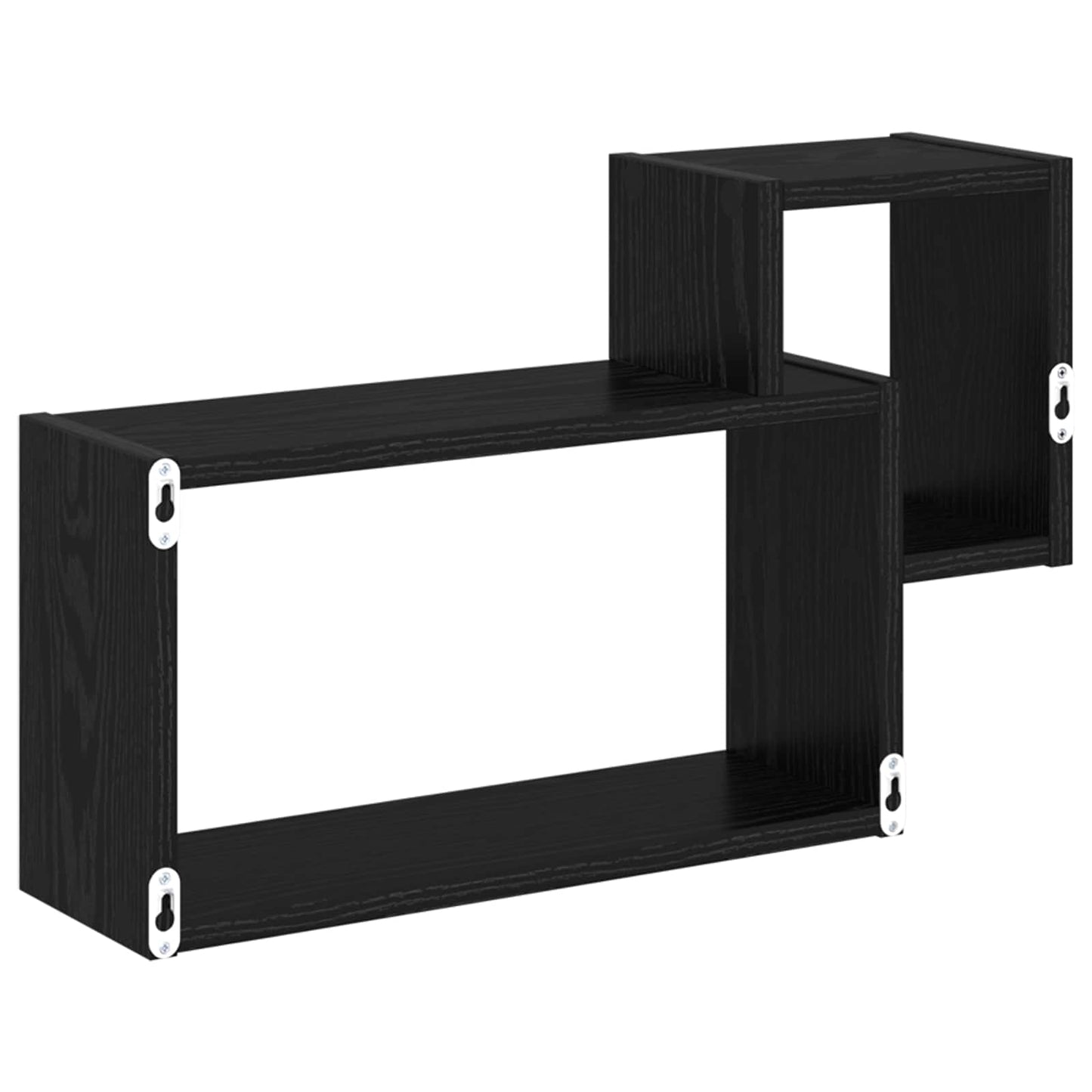 Falpolc Falra szerelhető Fekete Tölgy 55 x 15 x 35 cm