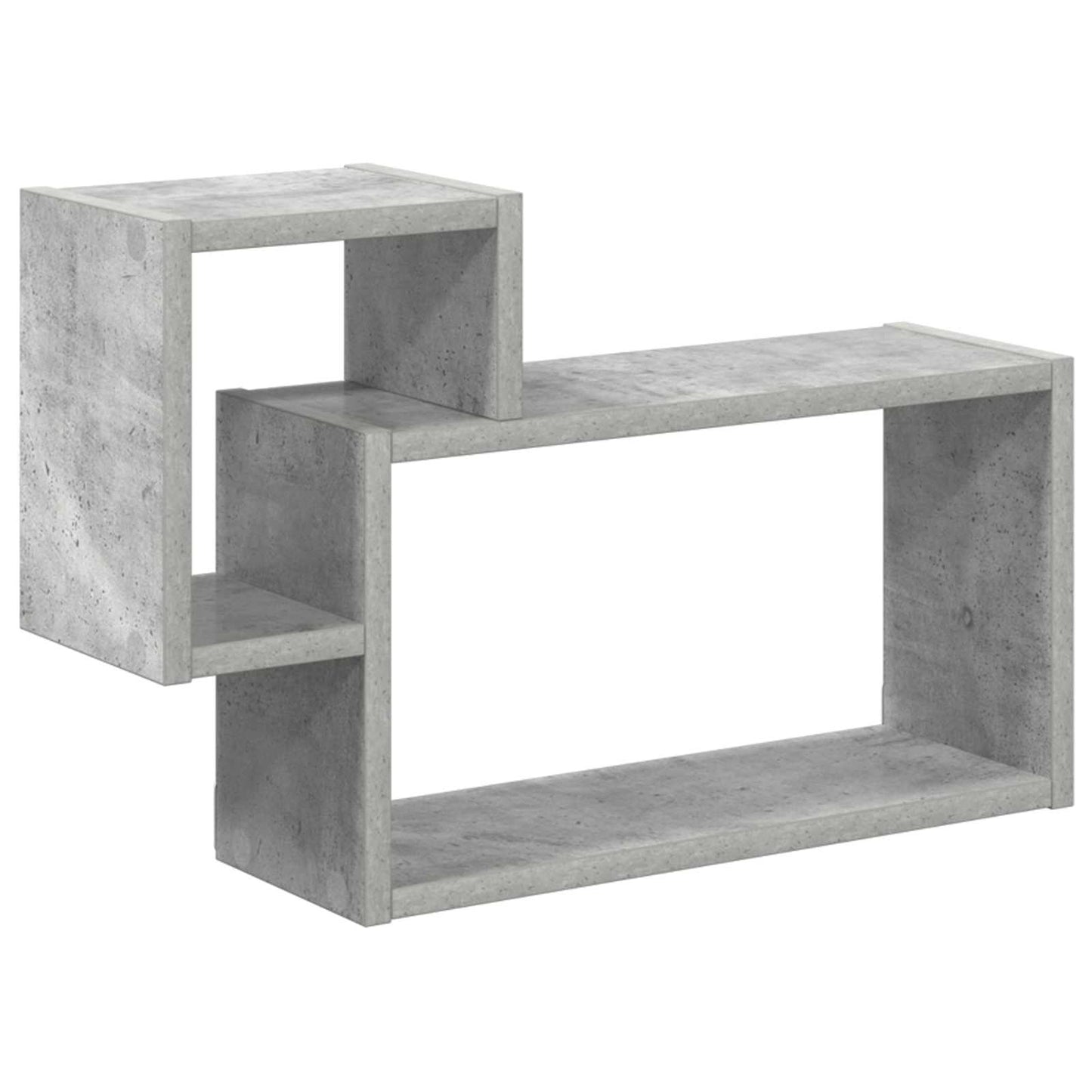 Falpolc Falra szerelhető Betonszürke 55 x 15 x 35 cm Szerelt Fa