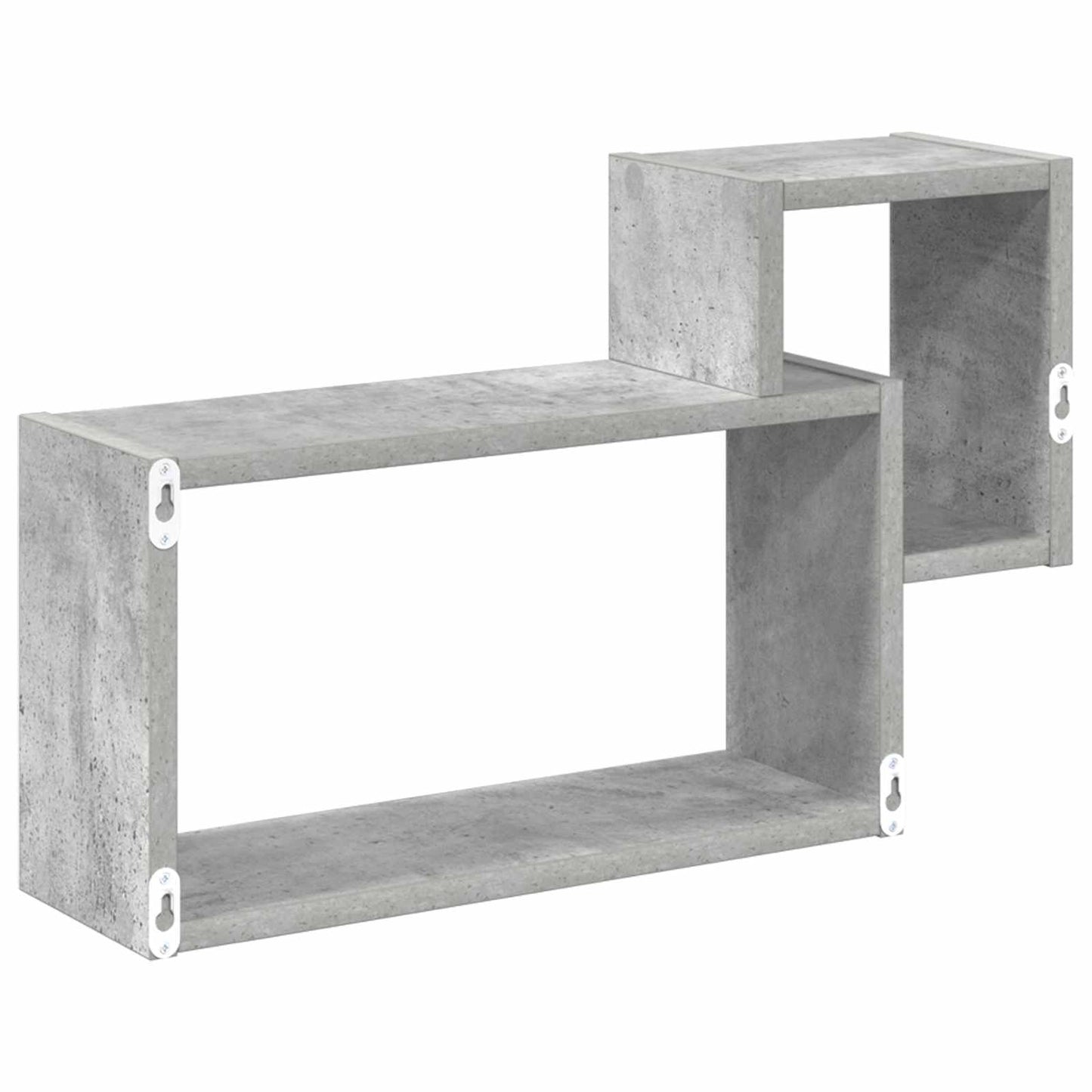 Falpolc Falra szerelhető Betonszürke 55 x 15 x 35 cm Szerelt Fa