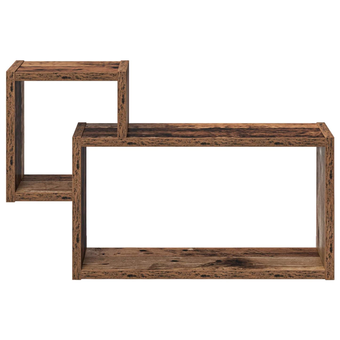 Falpolc Falra szerelhető Antik Fa 55 x 15 x 35 cm Szerelt Fa