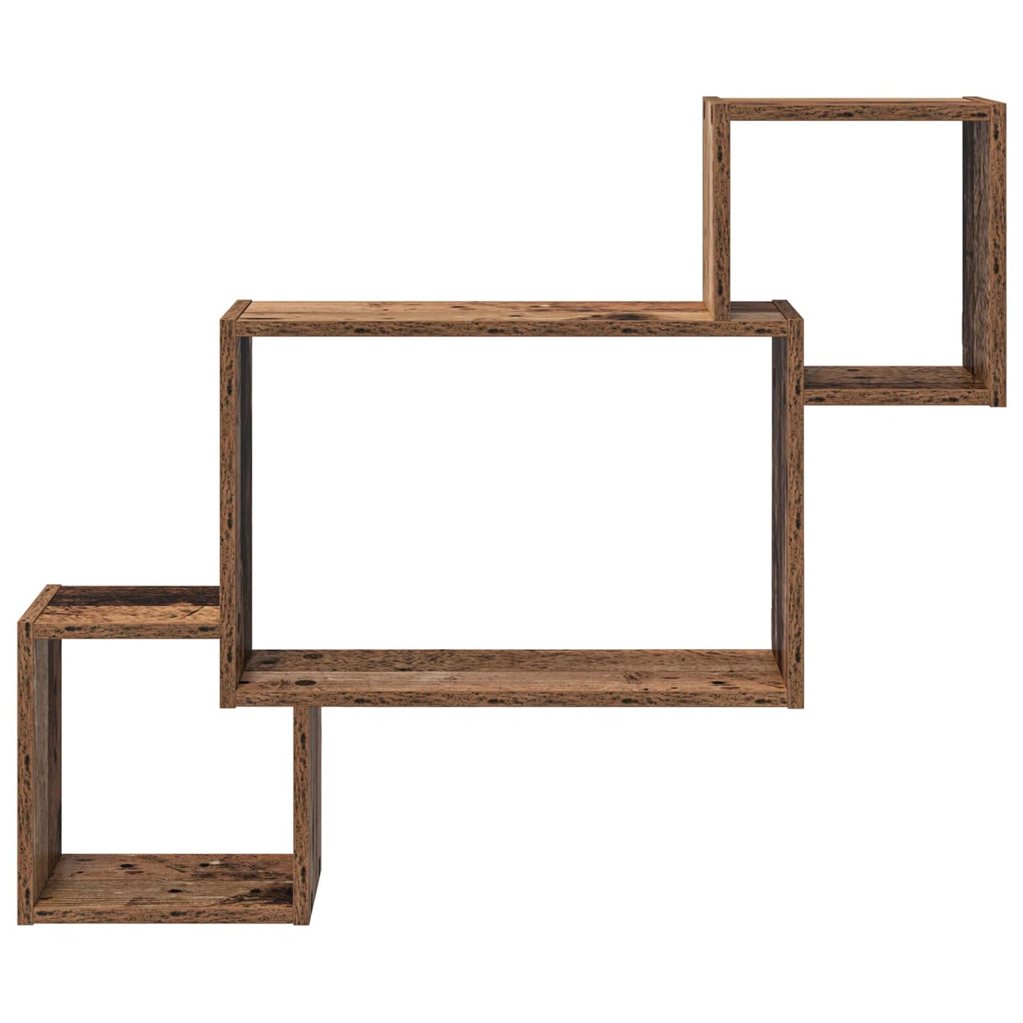 Falpolc Falra szerelhető Antik Fa 91,5 x 15 x 76 cm Szerelt Fa