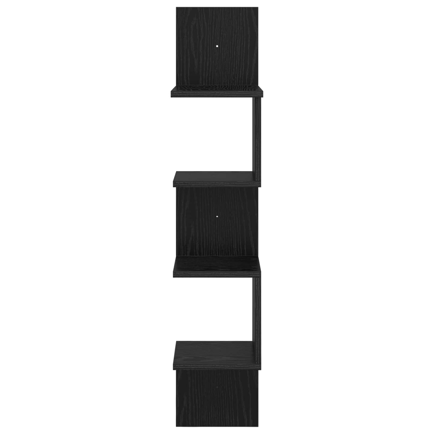 Falpolc Falra szerelhető Fekete Tölgy 32 x 21 x 107 cm