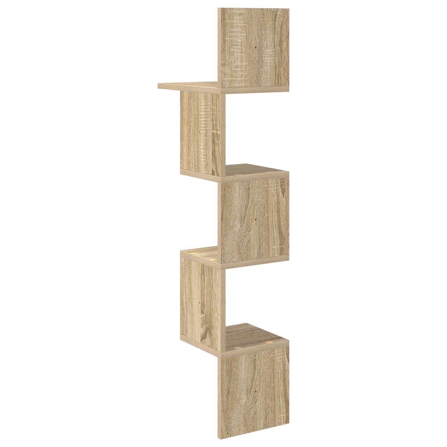 Falpolc Falra szerelhető Barna 32 x 21 x 107 cm Szerelt Fa