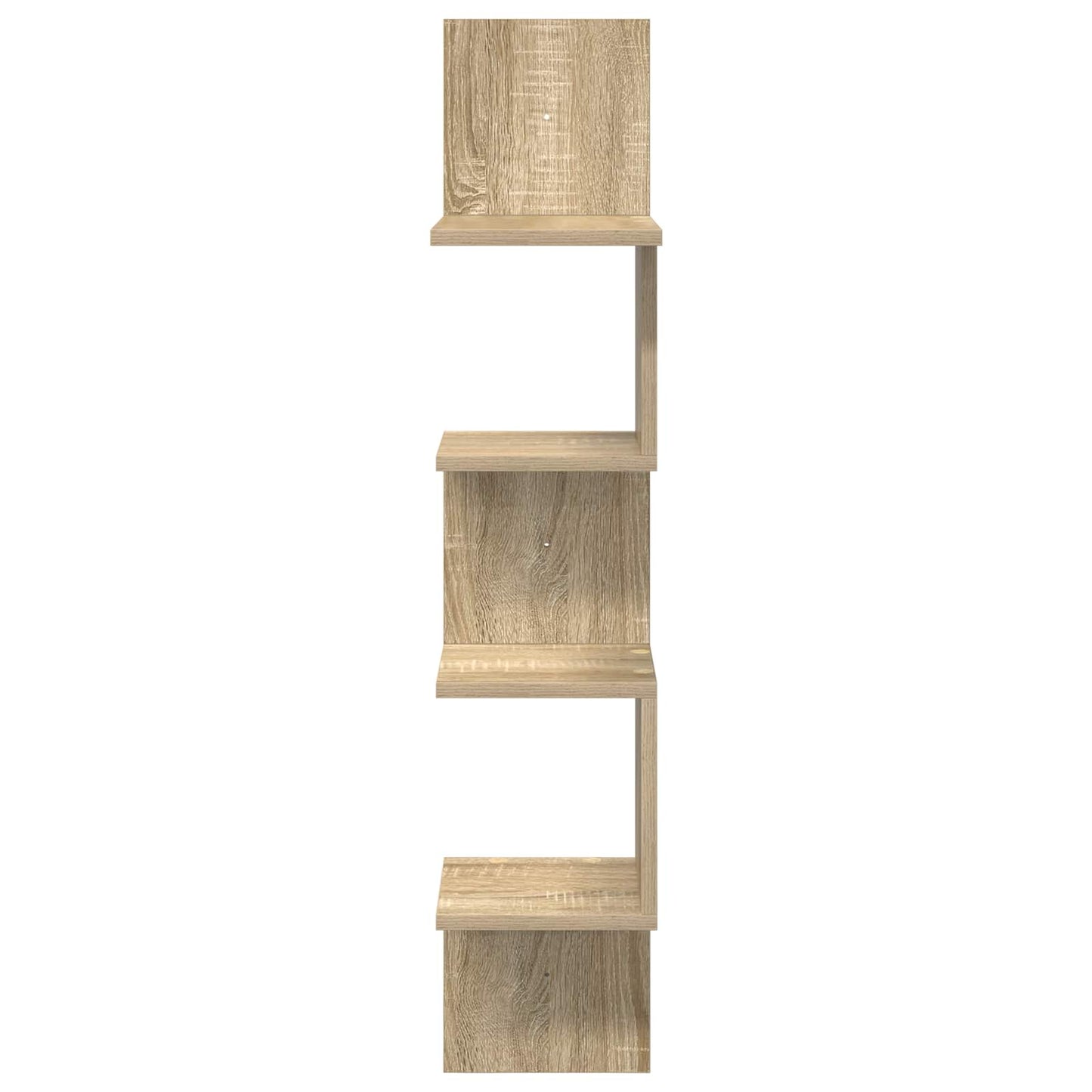 Falpolc Falra szerelhető Barna 32 x 21 x 107 cm Szerelt Fa