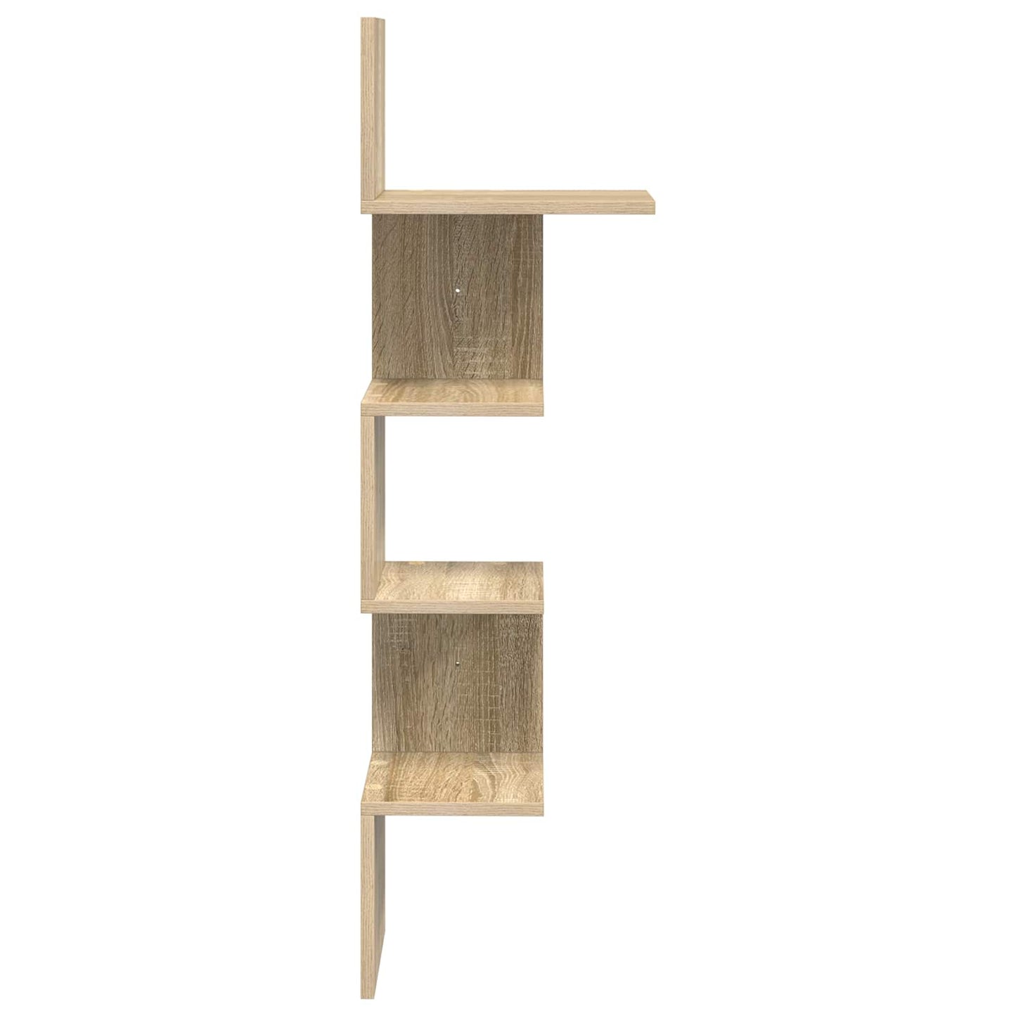 Falpolc Falra szerelhető Barna 32 x 21 x 107 cm Szerelt Fa
