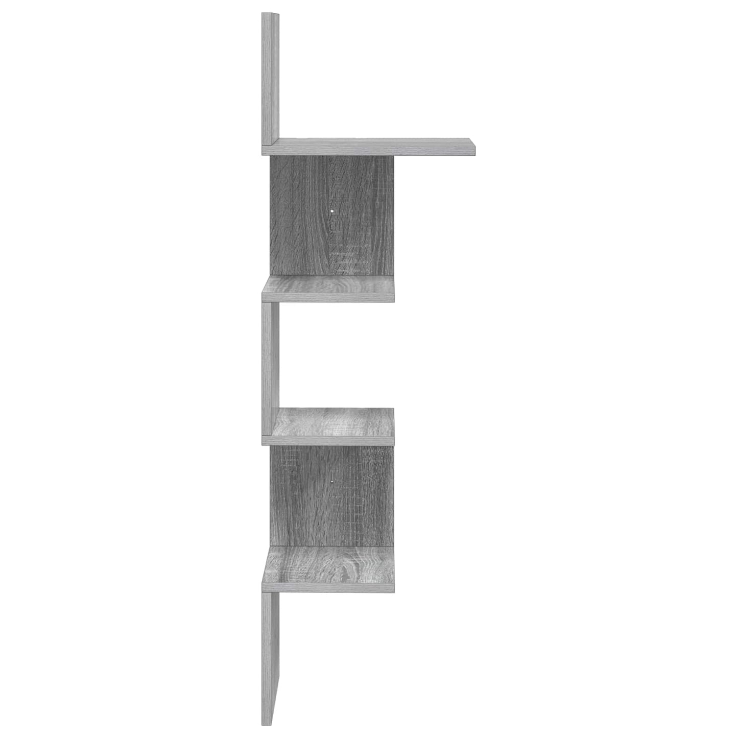 Falpolc Falra szerelhető Szürke Sonoma 32 x 21 x 107 cm