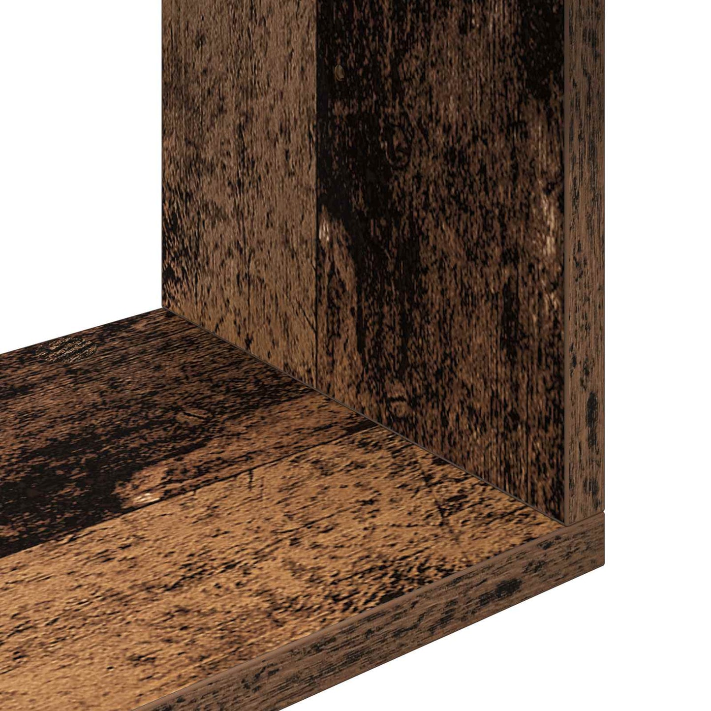 Falpolc Falra szerelhető Antik Fa 32 x 21 x 107 cm Szerelt Fa