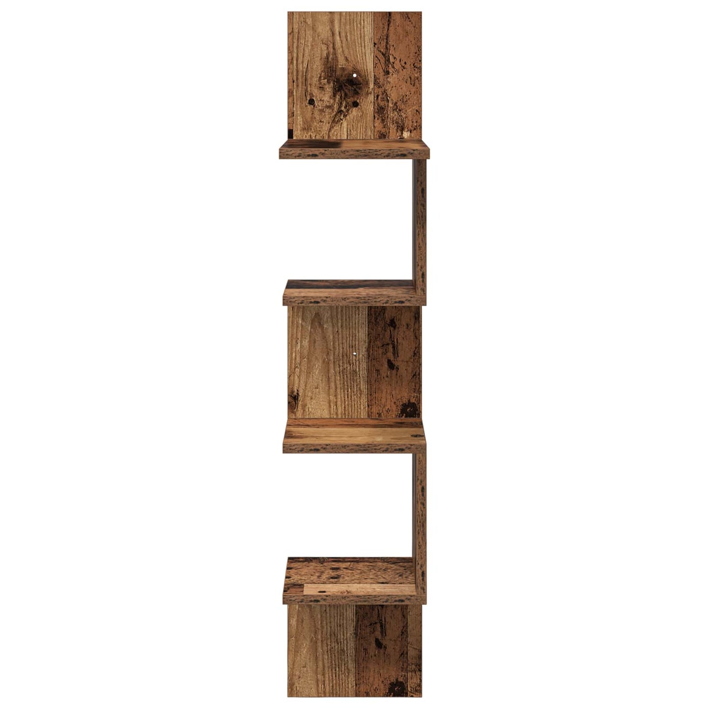 Falpolc Falra szerelhető Antik Fa 32 x 21 x 107 cm Szerelt Fa