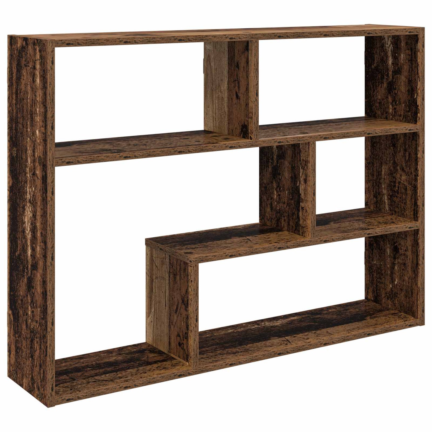 Falpolc Falra szerelhető Antik Fa 95 x 20 x 69,5 cm Szerelt Fa