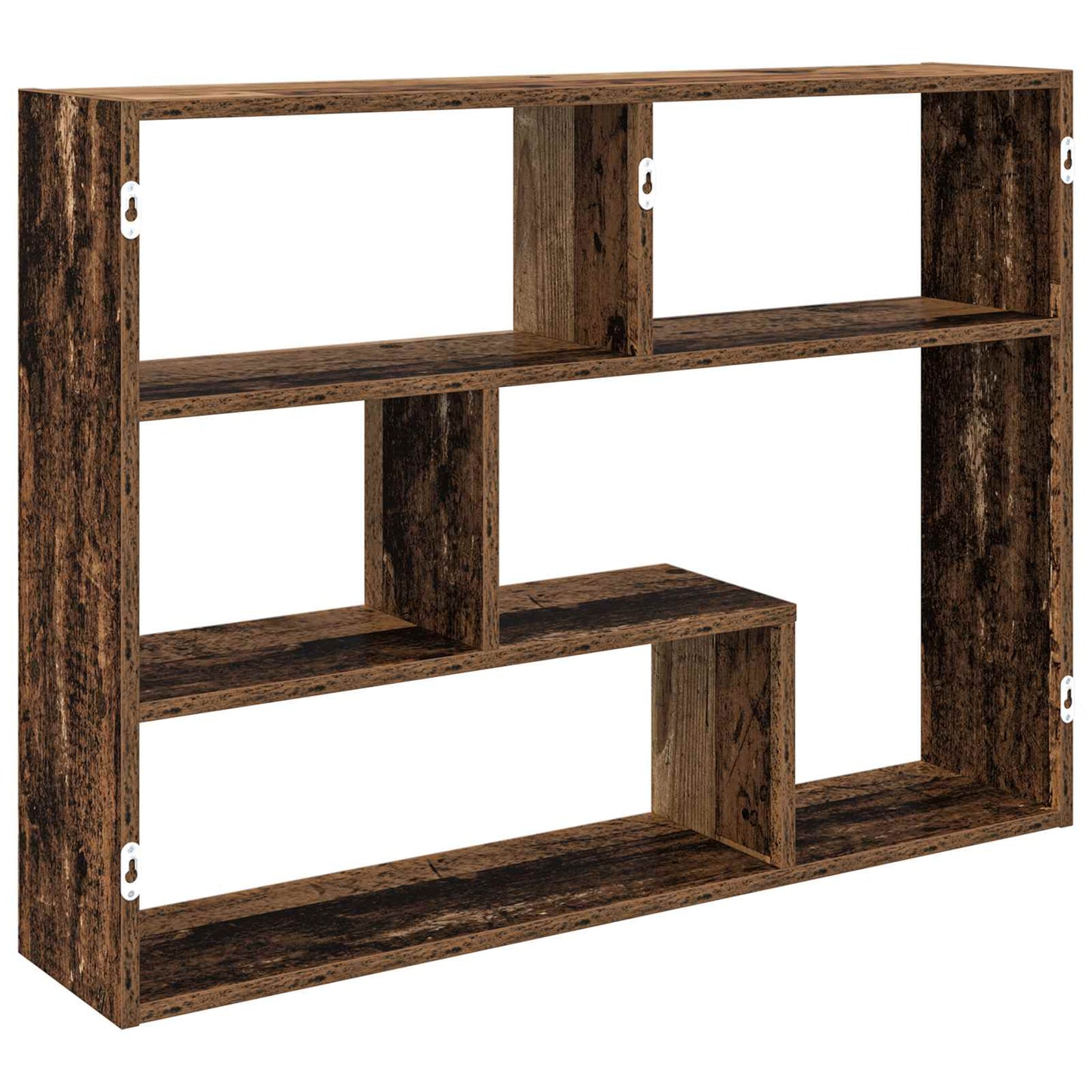Falpolc Falra szerelhető Antik Fa 95 x 20 x 69,5 cm Szerelt Fa
