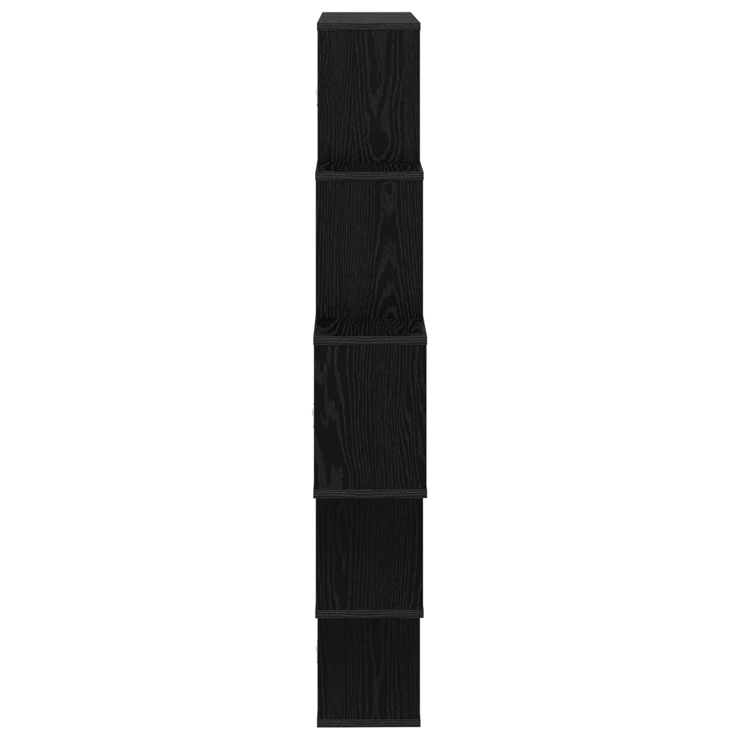 Falpolc Fekete Tölgy 120 x 20 x 136 cm Szerelt Fa