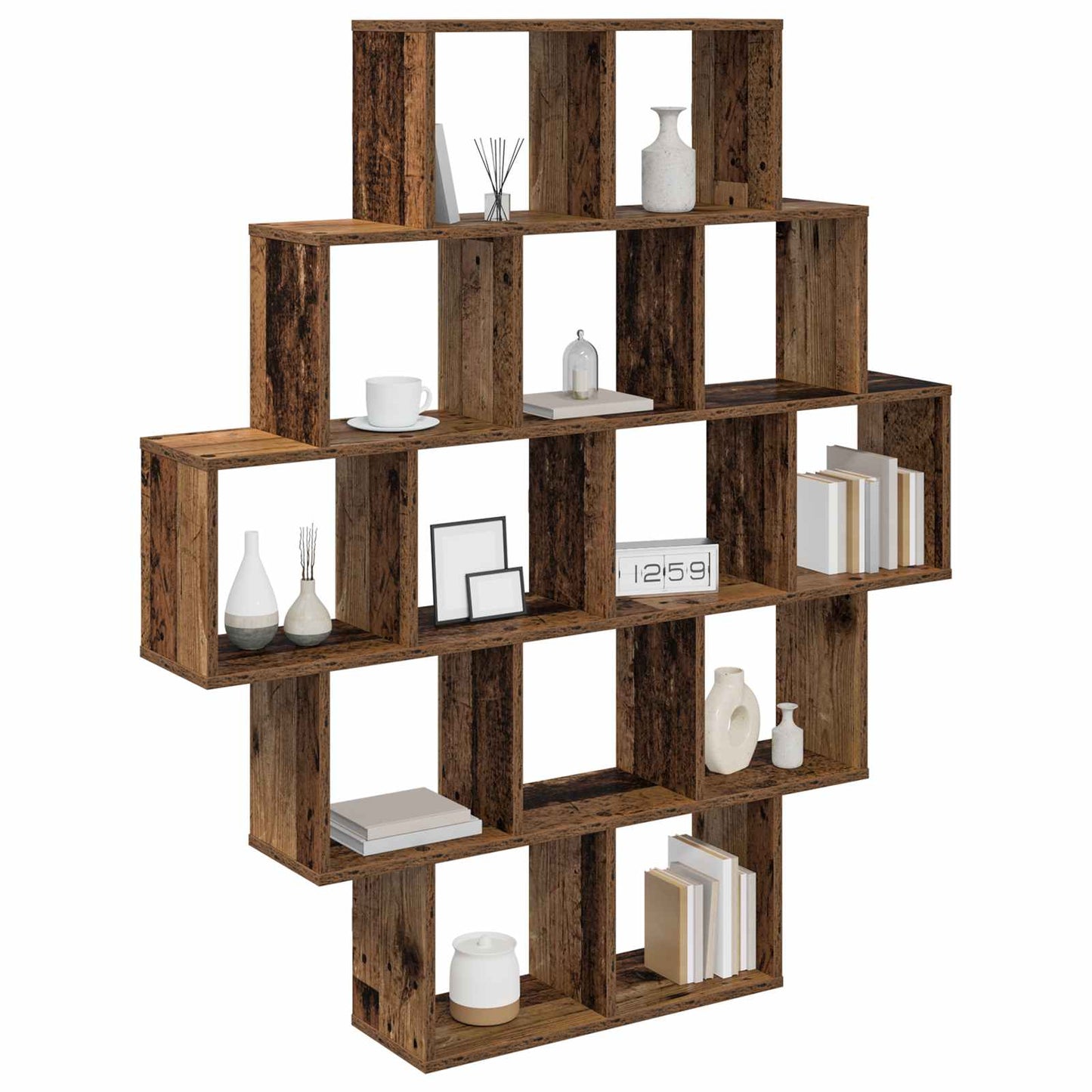 Falpolc Antik Fa 120 x 20 x 136 cm Szerelt Fa