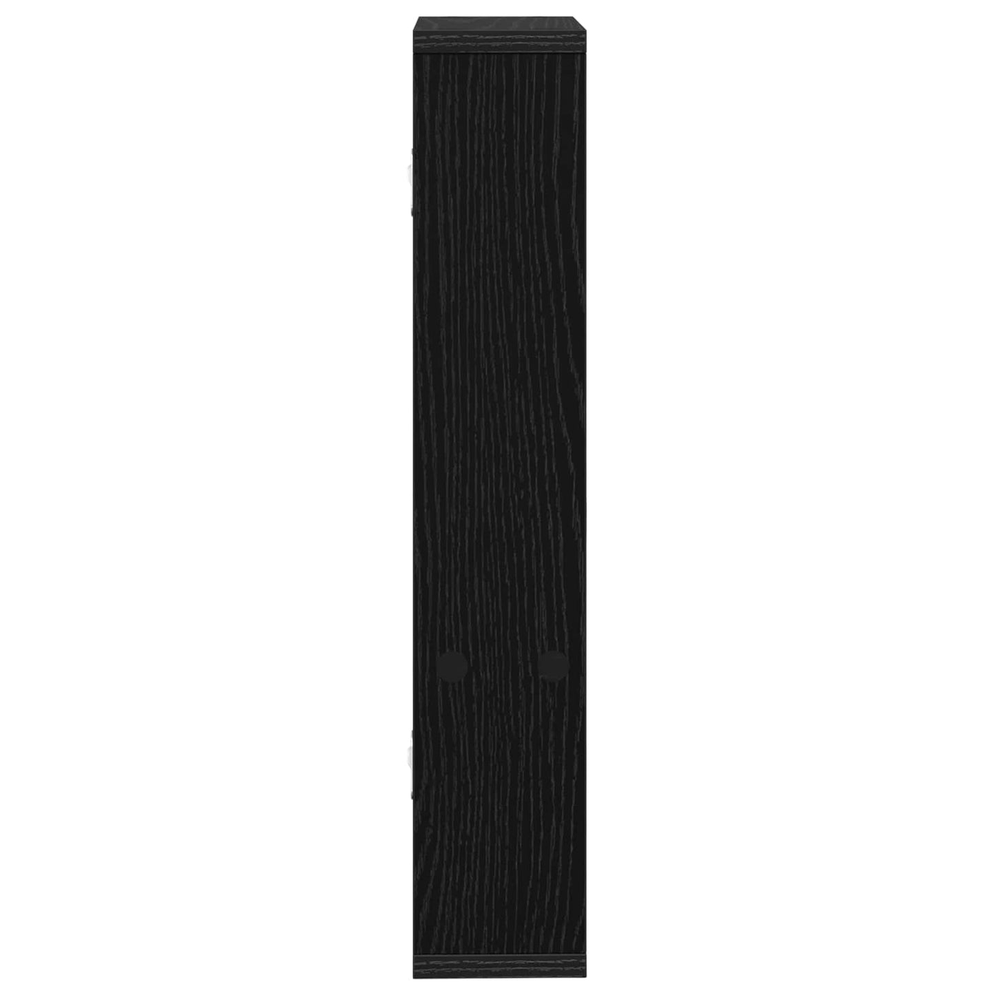 Falpolc Fekete Tölgy 60 x 11 x 60 cm Szerelt Fa
