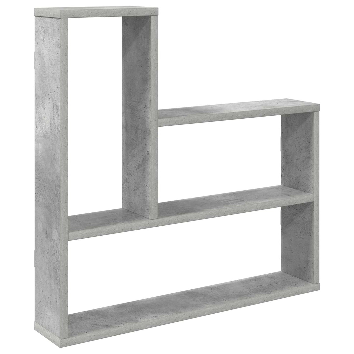 Falpolc Betonszürke 60 x 11 x 60 cm Szerelt Fa