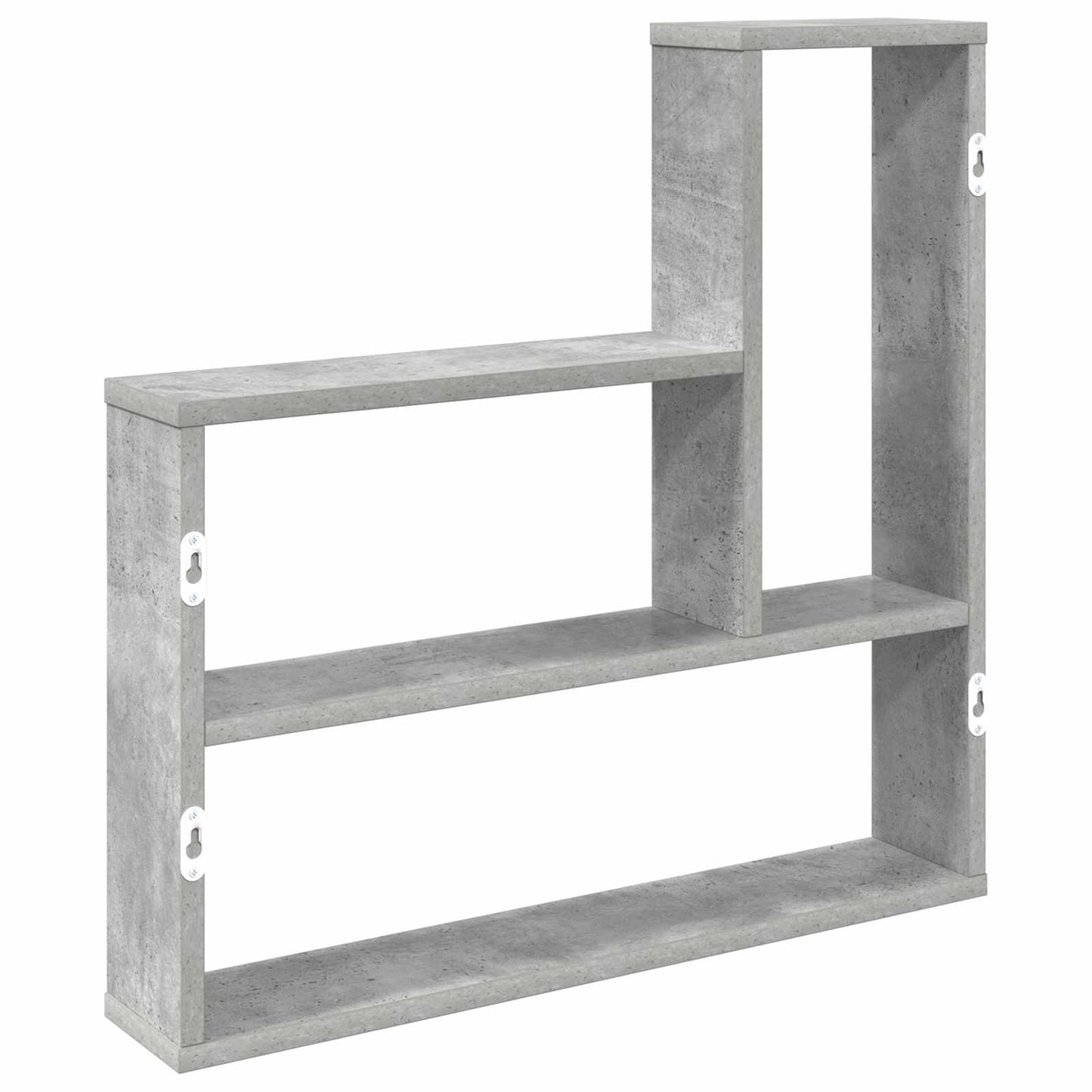 Falpolc Betonszürke 60 x 11 x 60 cm Szerelt Fa