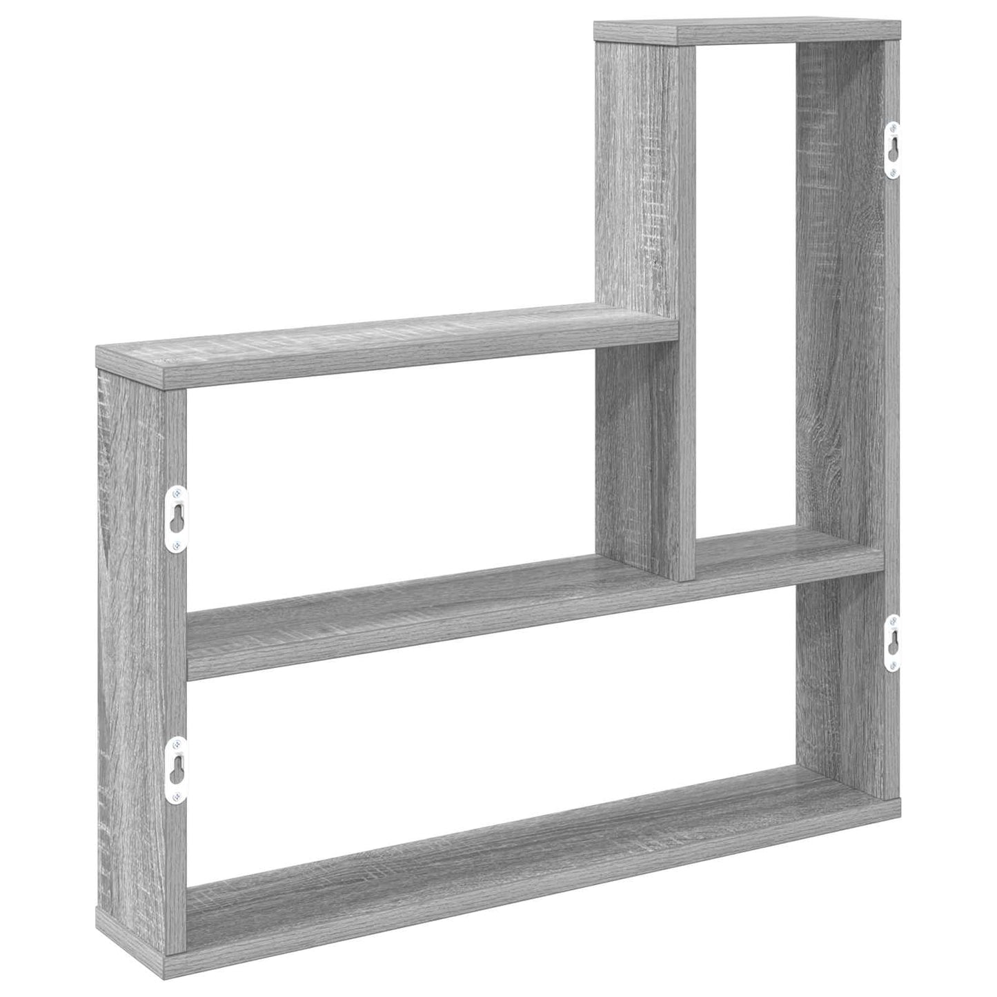 Falpolc Szürke Sonoma 60 x 11 x 60 cm Szerelt Fa