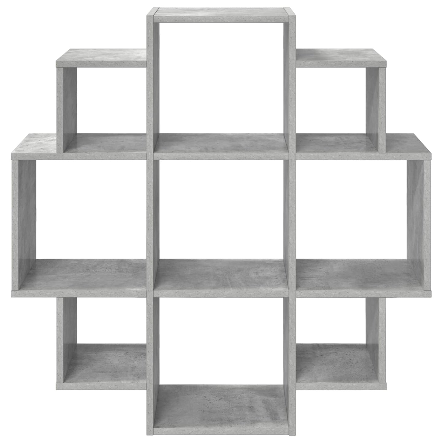 Falpolc Betonszürke 90 x 25 x 90 cm Szerelt Fa