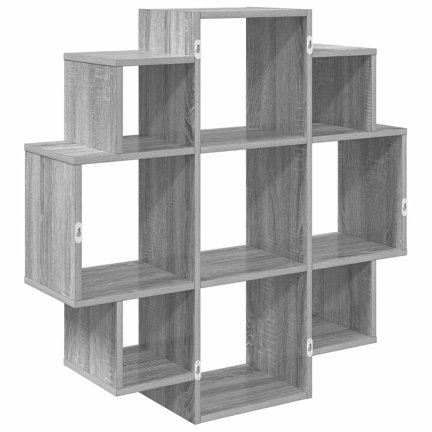 Falpolc Szürke Sonoma 90 x 25 x 90 cm Szerelt Fa