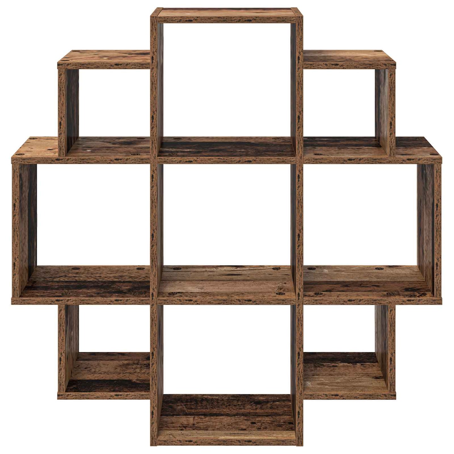 Falpolc Antik Fa 90 x 25 x 90 cm Szerelt Fa