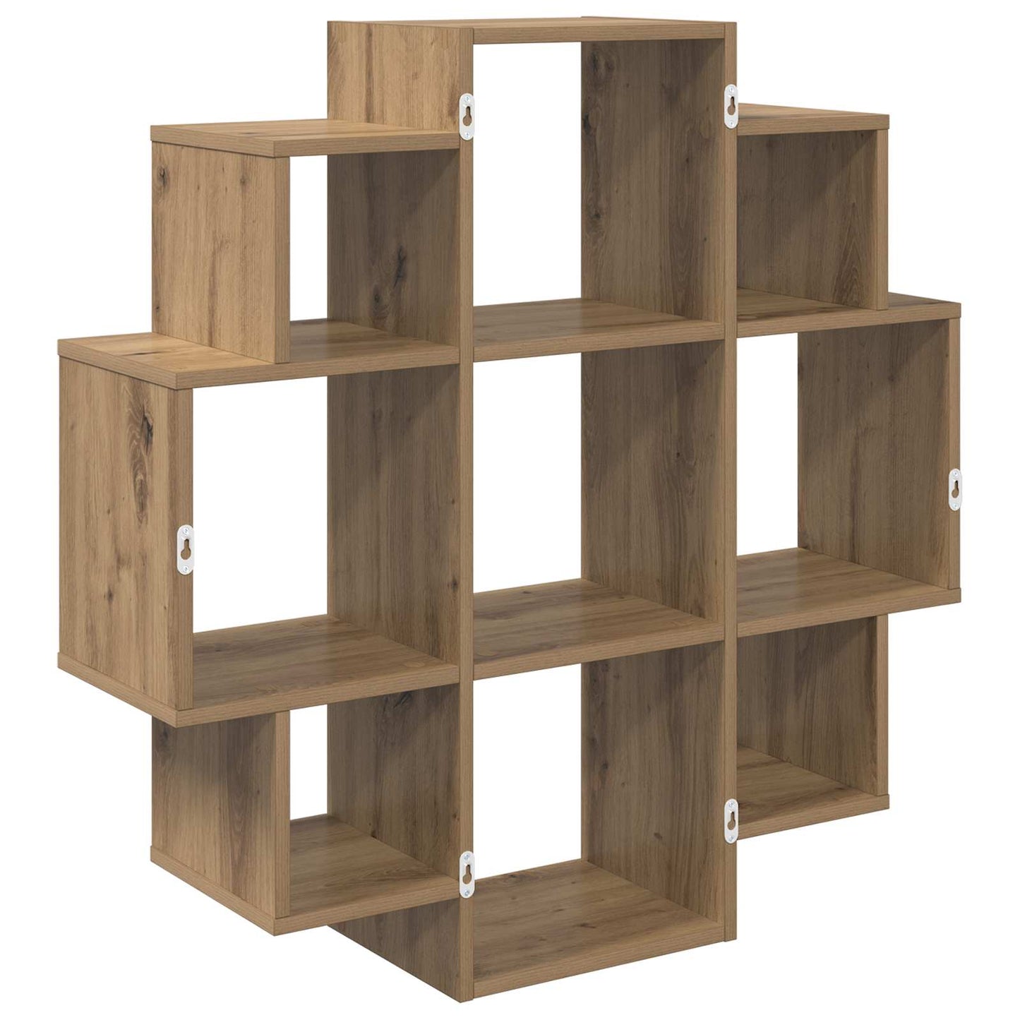 Falpolc Kézműves Tölgy 90 x 25 x 90 cm Szerelt Fa