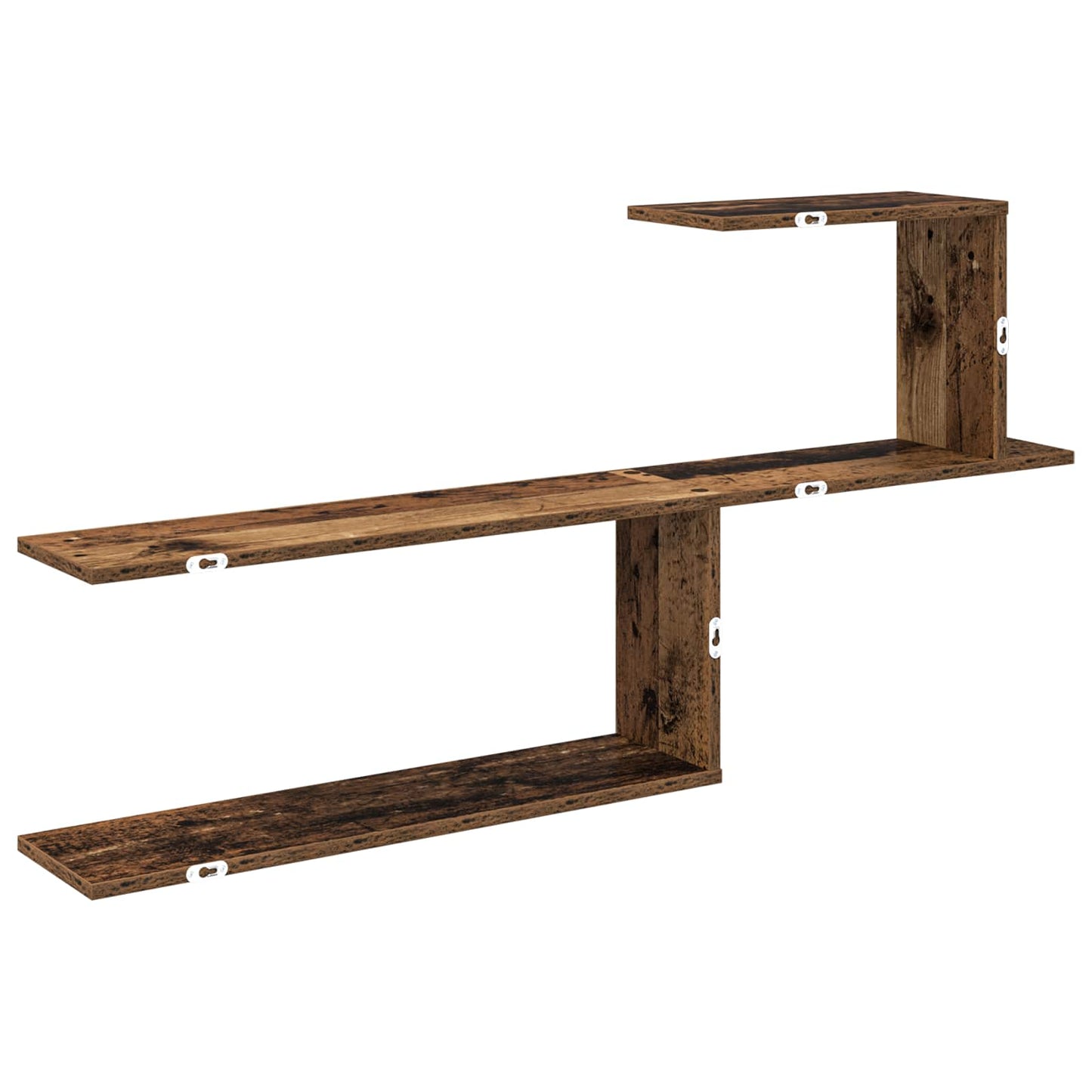 Falpolc Antik Fa 122 x 18 x 60 cm Szerelt Fa