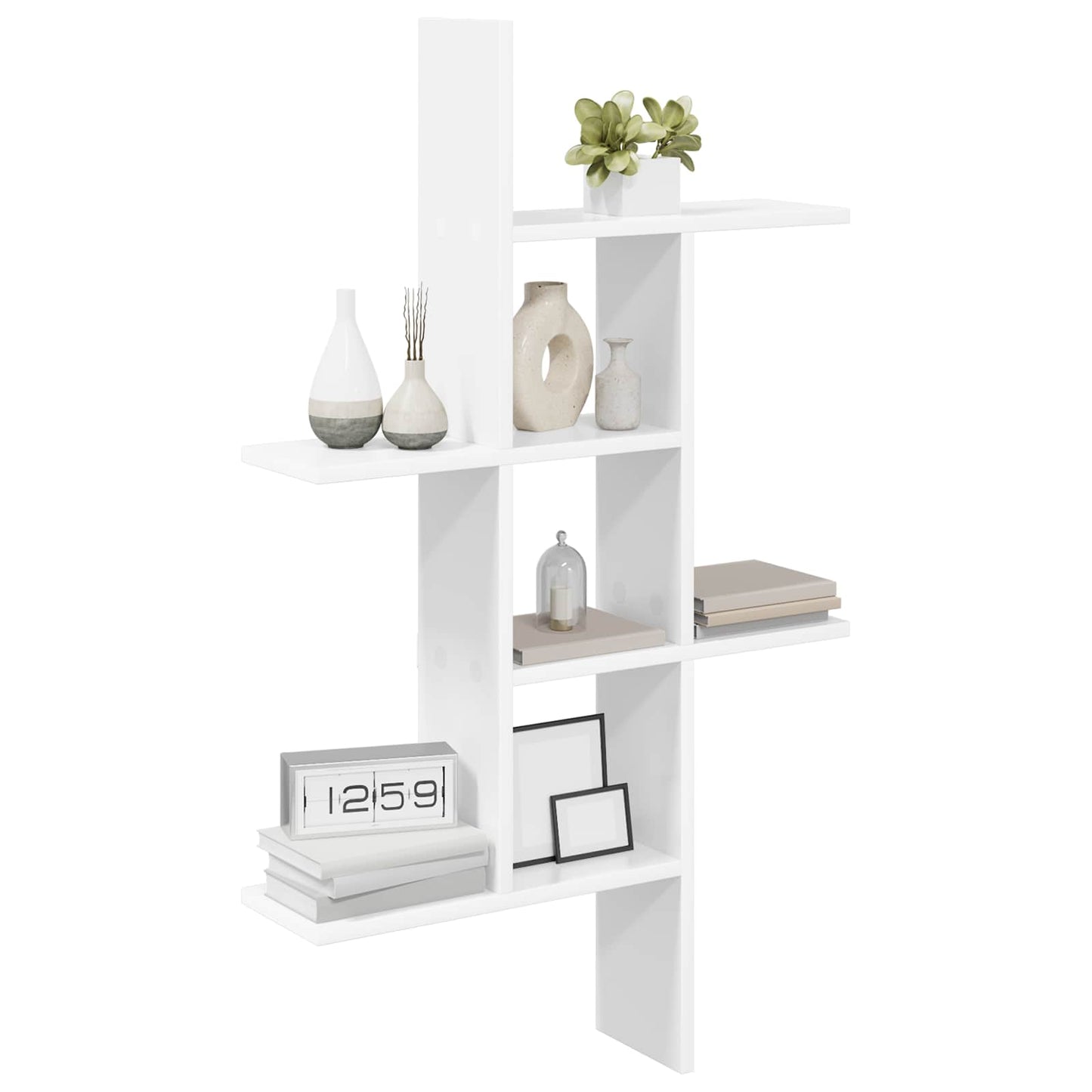 Falpolc Fehér 61 x 15 x 102 cm Szerelt Fa