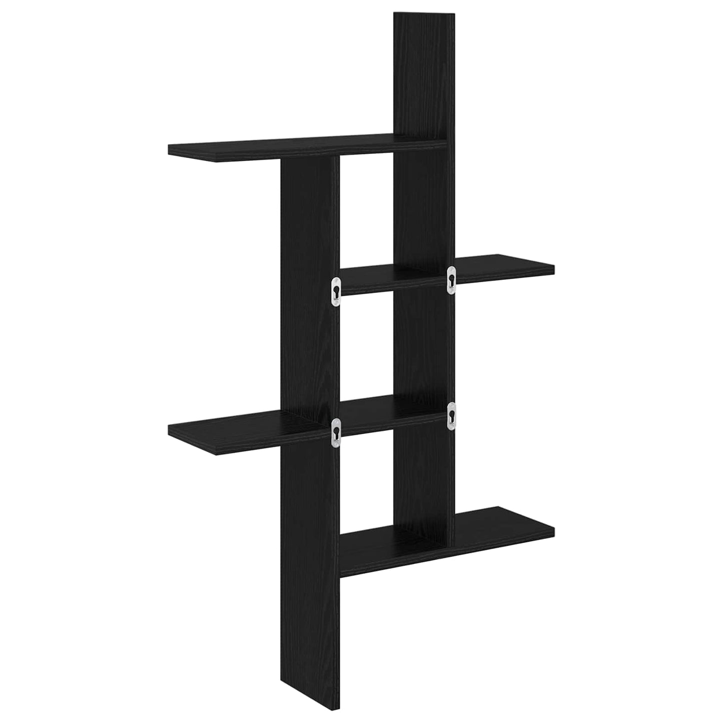 Falpolc Fekete Tölgy 61 x 15 x 102 cm Szerelt Fa